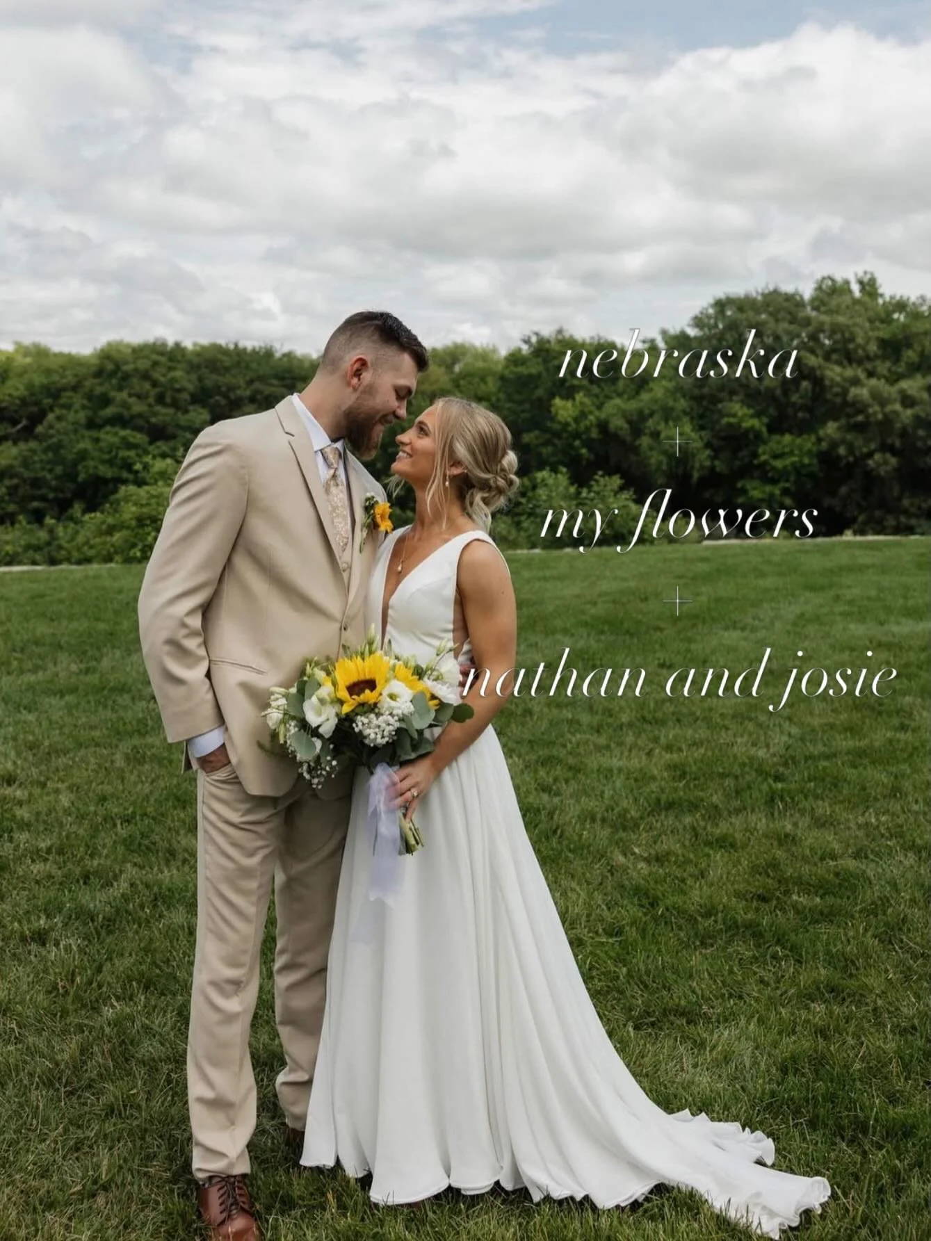 Gotta love family! And weddings!!!
Sunflowers were a nod to grandma Annie.