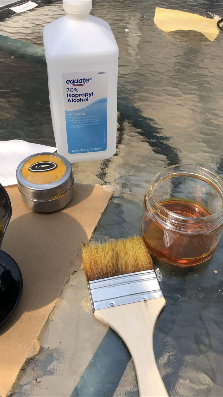 Turmeric Sun Printing — Jazmine Rose Art