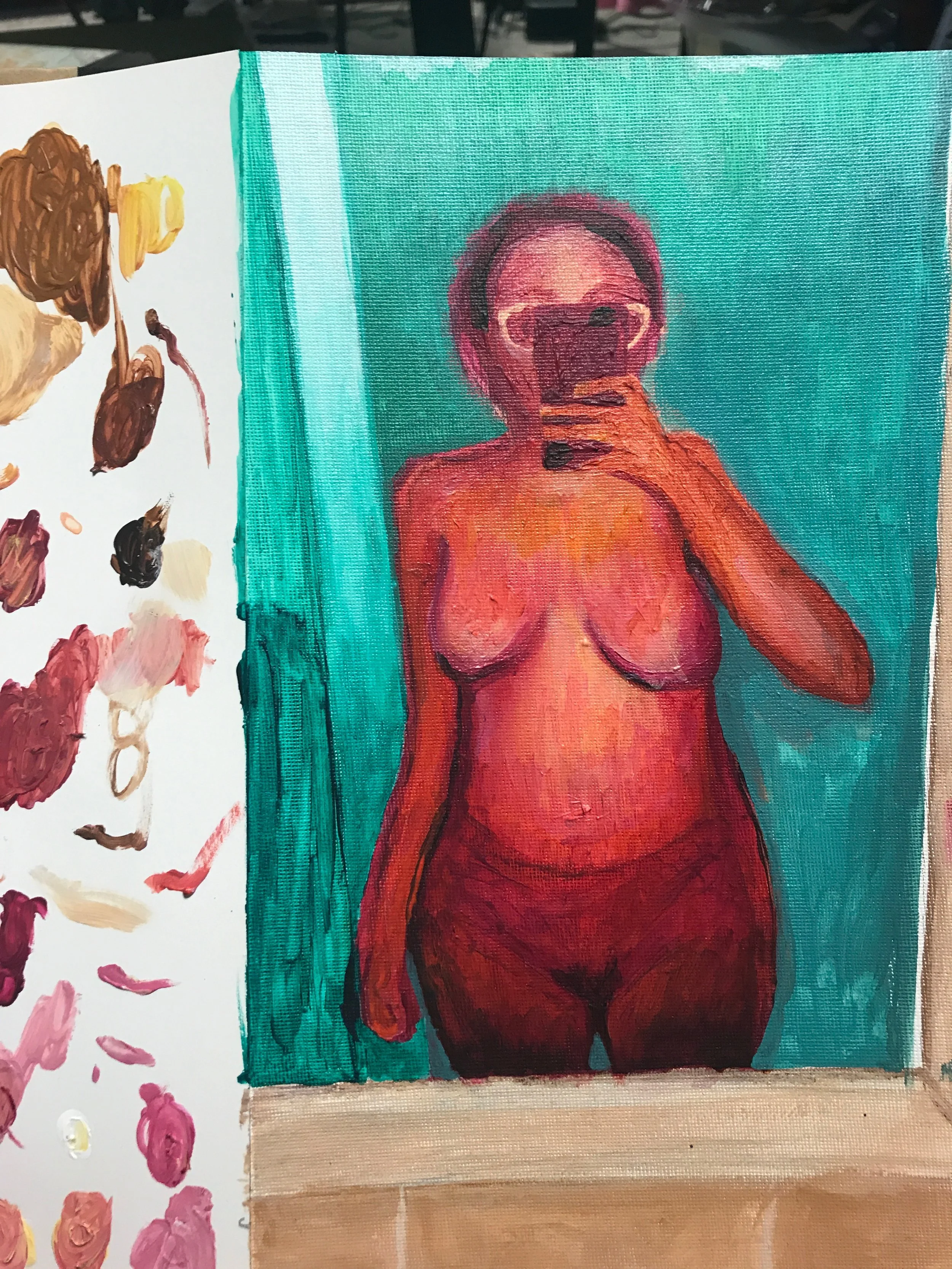 Gouache Selfie