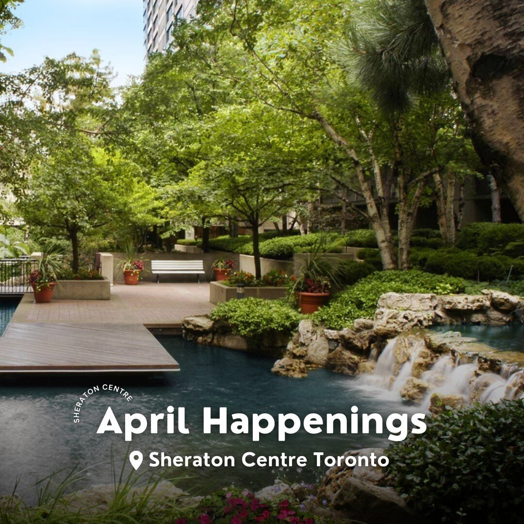 April is jam-packed with exciting events at @sheratoncentretoronto 🗓️ 🙌 From FREE cocktail sampling to an Earth Day candle workshop, you won't want to miss out! 🍸️⁠
⁠
🔗 Check out the Link in our Bio for details.