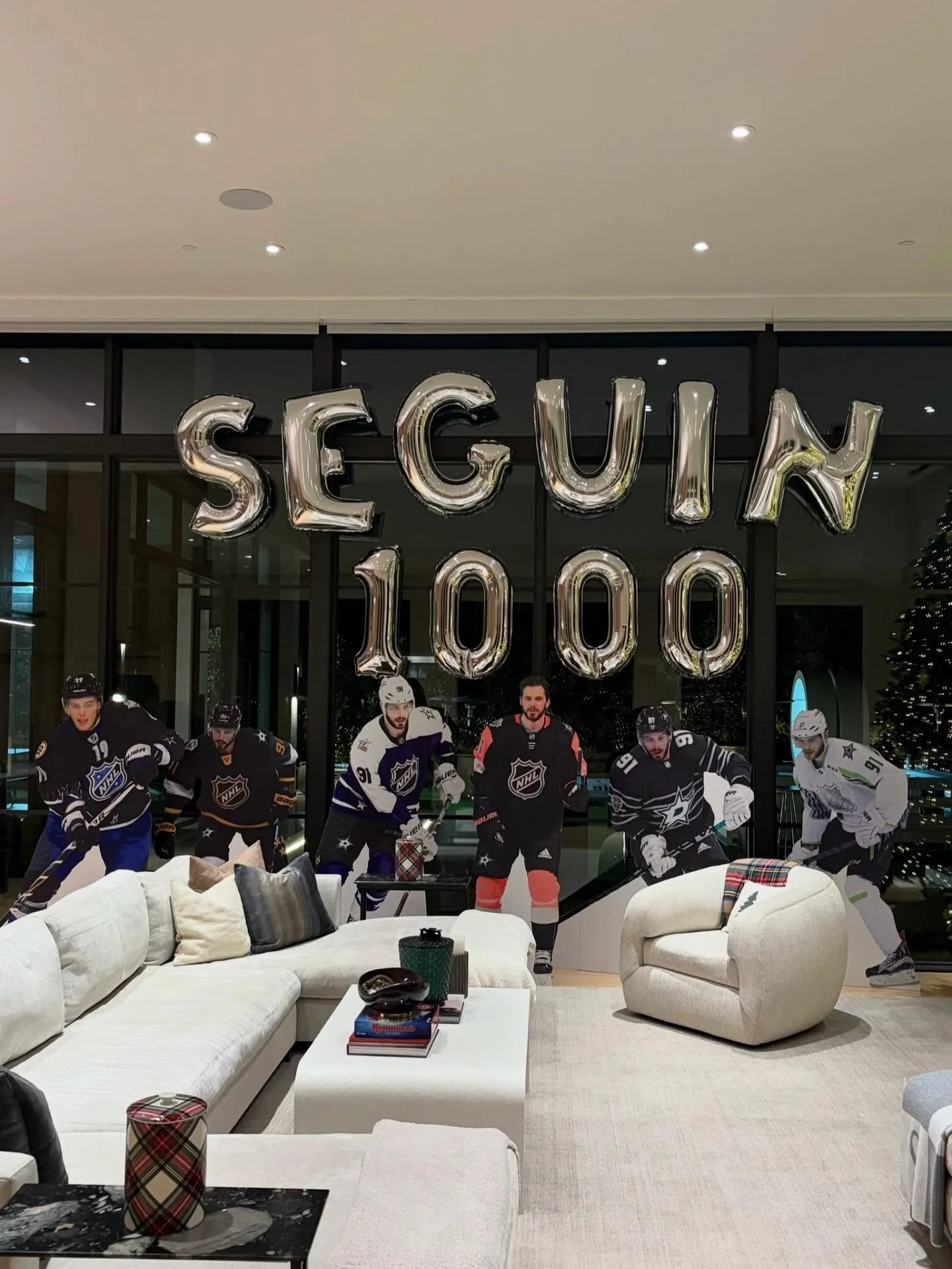 1,000 games. one unforgettable celebration. congrats @tseguin92 on officially joining the @nhl&rsquo;s 1,000-game club 🏒