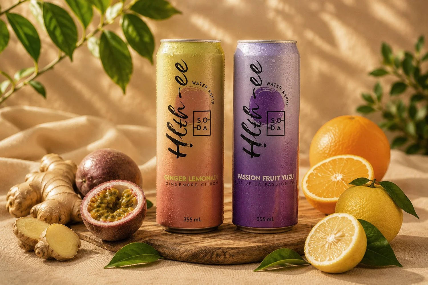 can packaging  for drink design branding created by lucied studio in vancouver