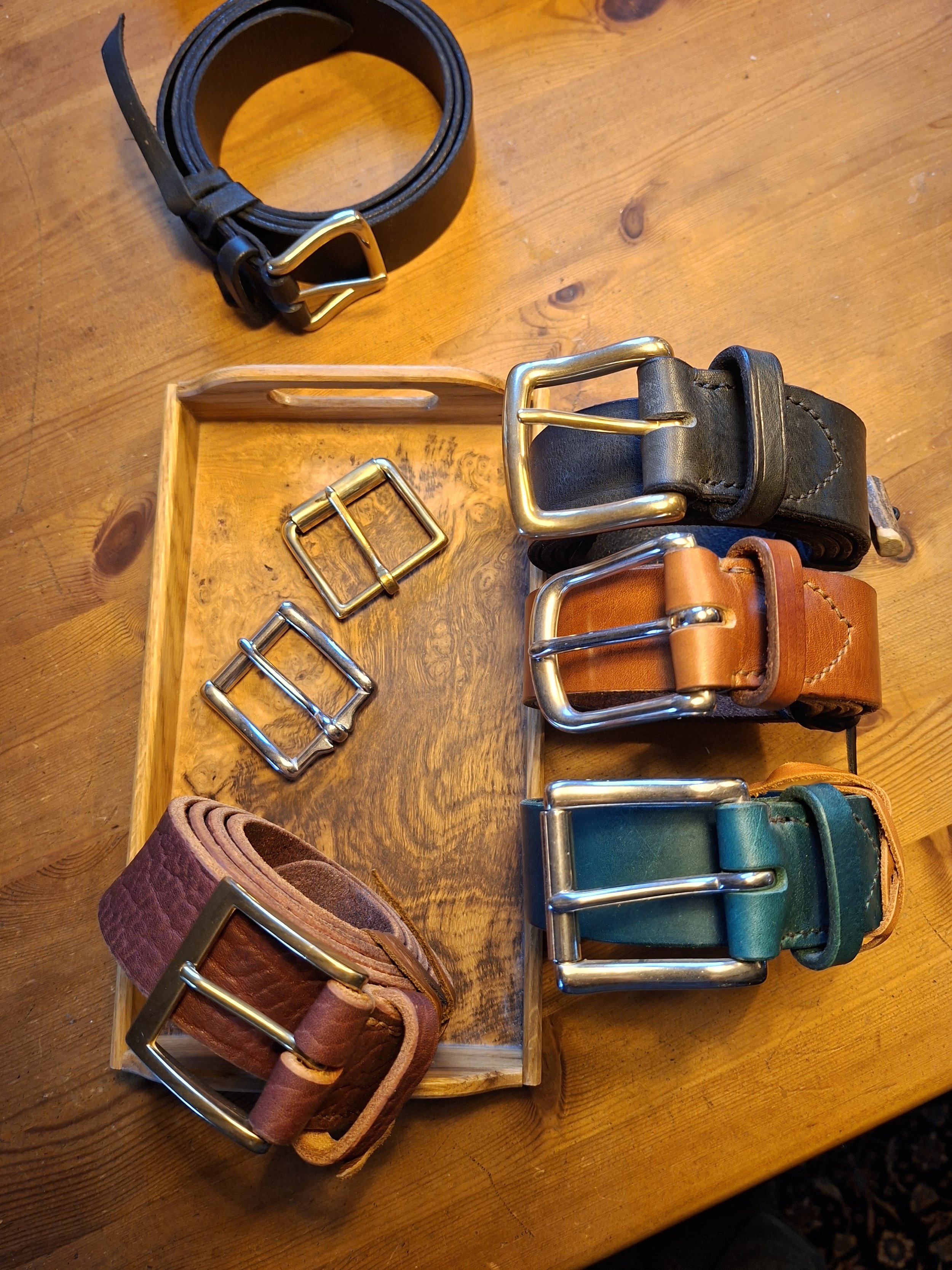 Monday 3rd AM - Leather Belt Making with Liz de Mol