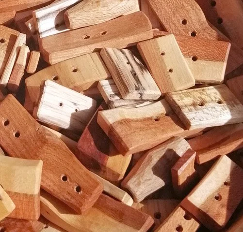 Monday 3rd AM - Wooden Button Carving with Bettina Lutzke