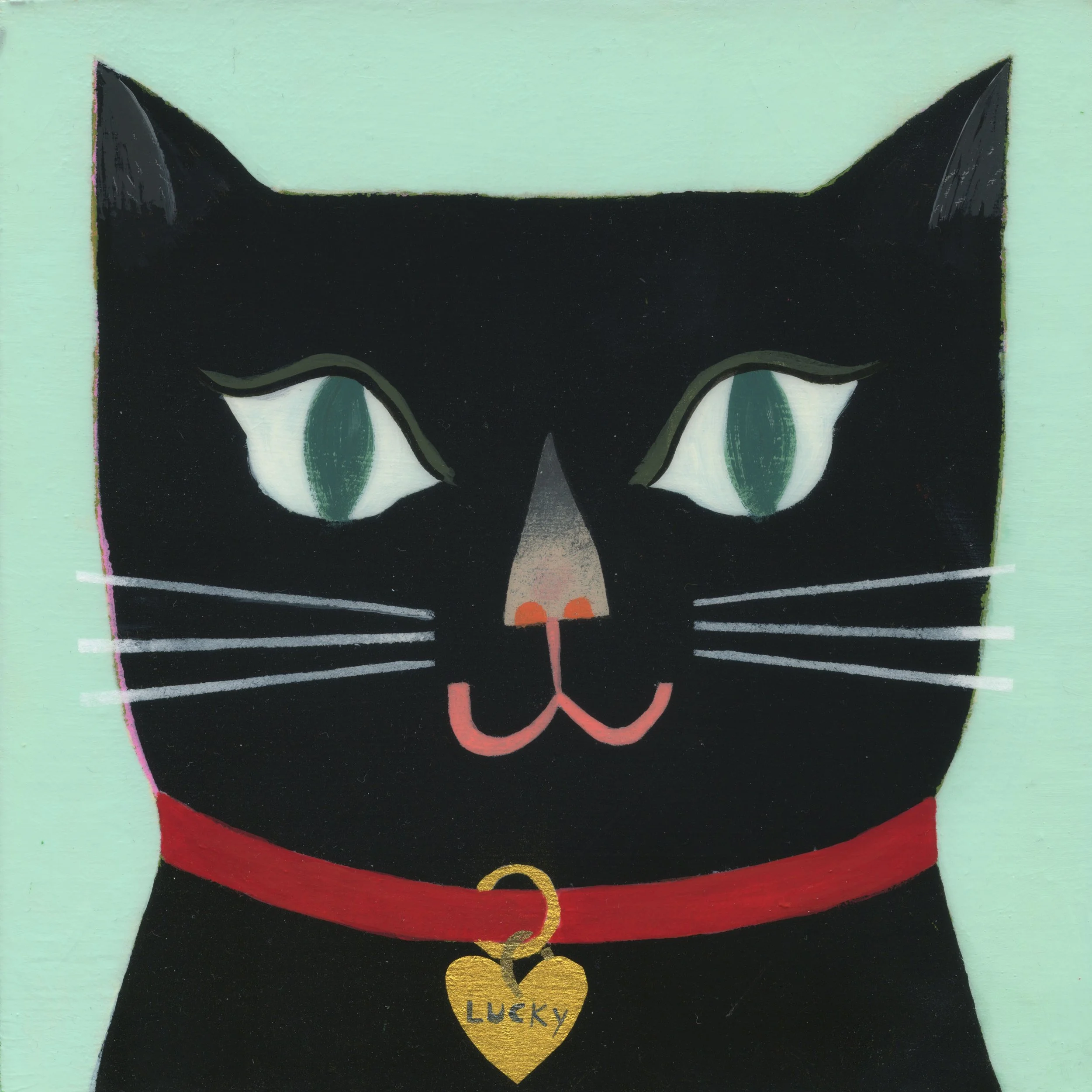 Sarah Hand Black Cats are Lucky