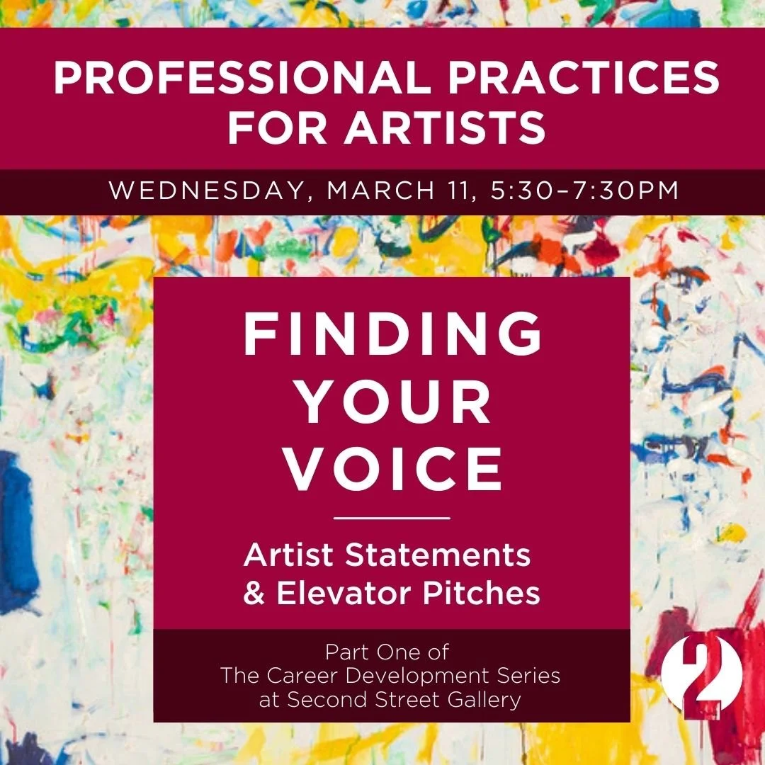 Finding Your Voice: Artist Statements & Elevator Pitches
