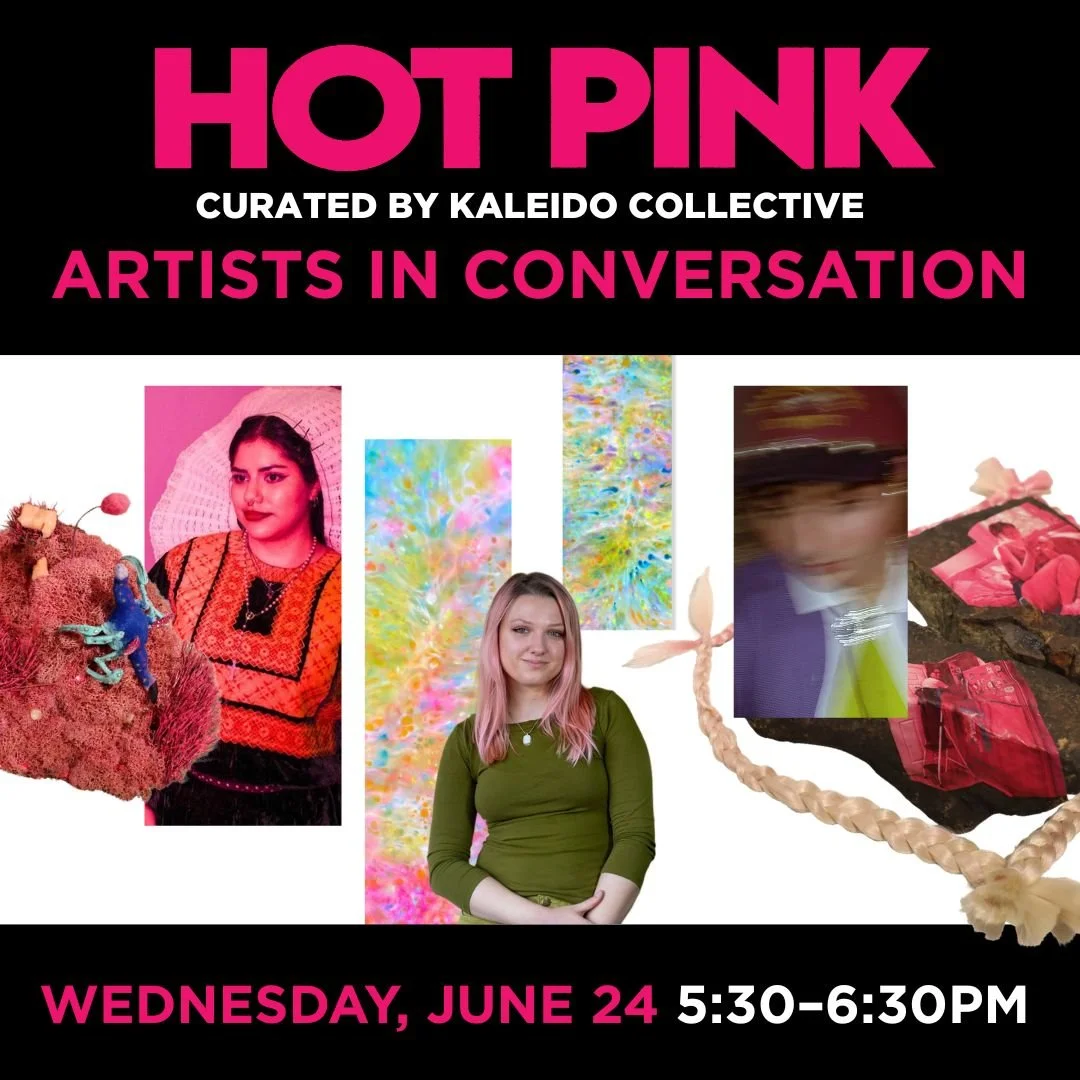 Artists in Conversation: “HOT PINK” artists Ambrose Hernandez Godoy, Alexandra McGowan, and MECOO