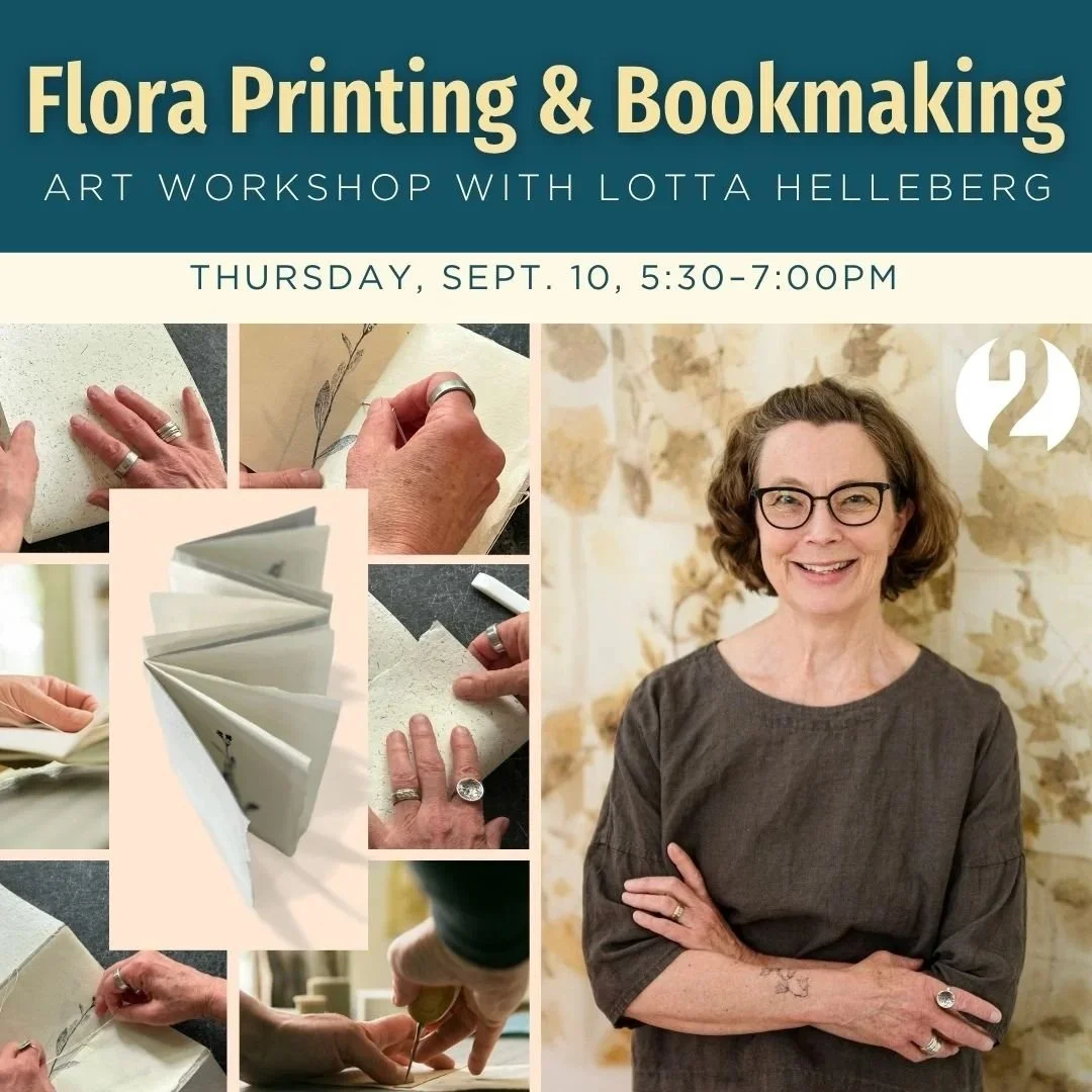 Flora Printing and Bookmaking with Lotta Helleberg