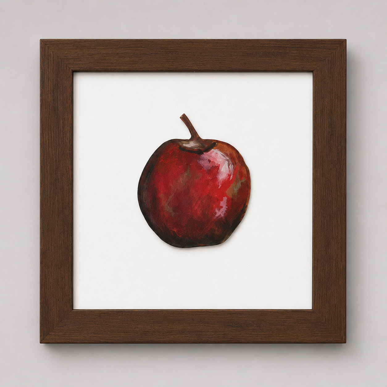 Malstrom_Gathered_Apple_2026_Watercolor and Pastel on watercolor paper_6x6 - Elizabeth Malstrom.PNG