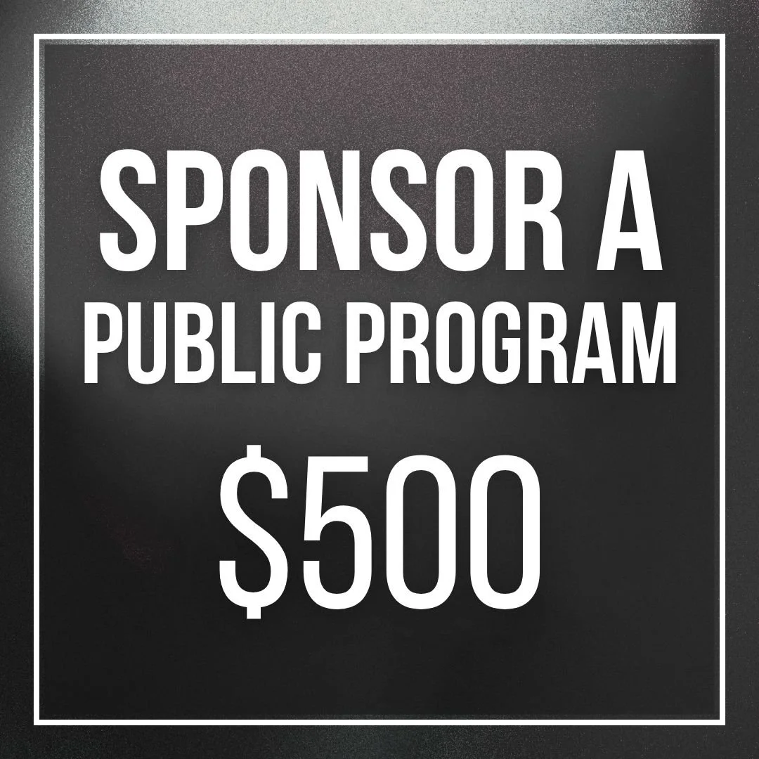Sponsor a Public Program