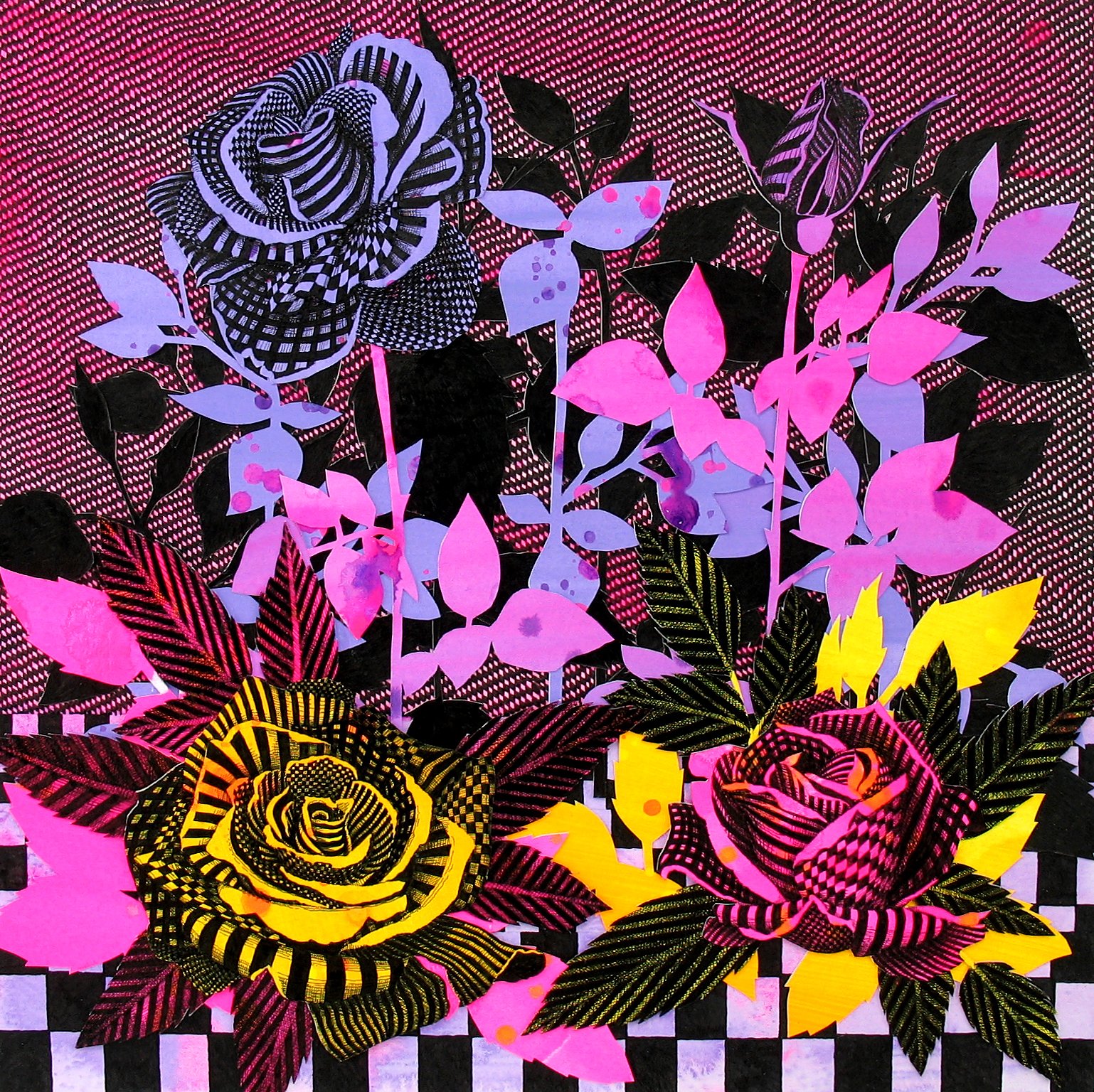 Night Garden #5 (Midnight Roses)