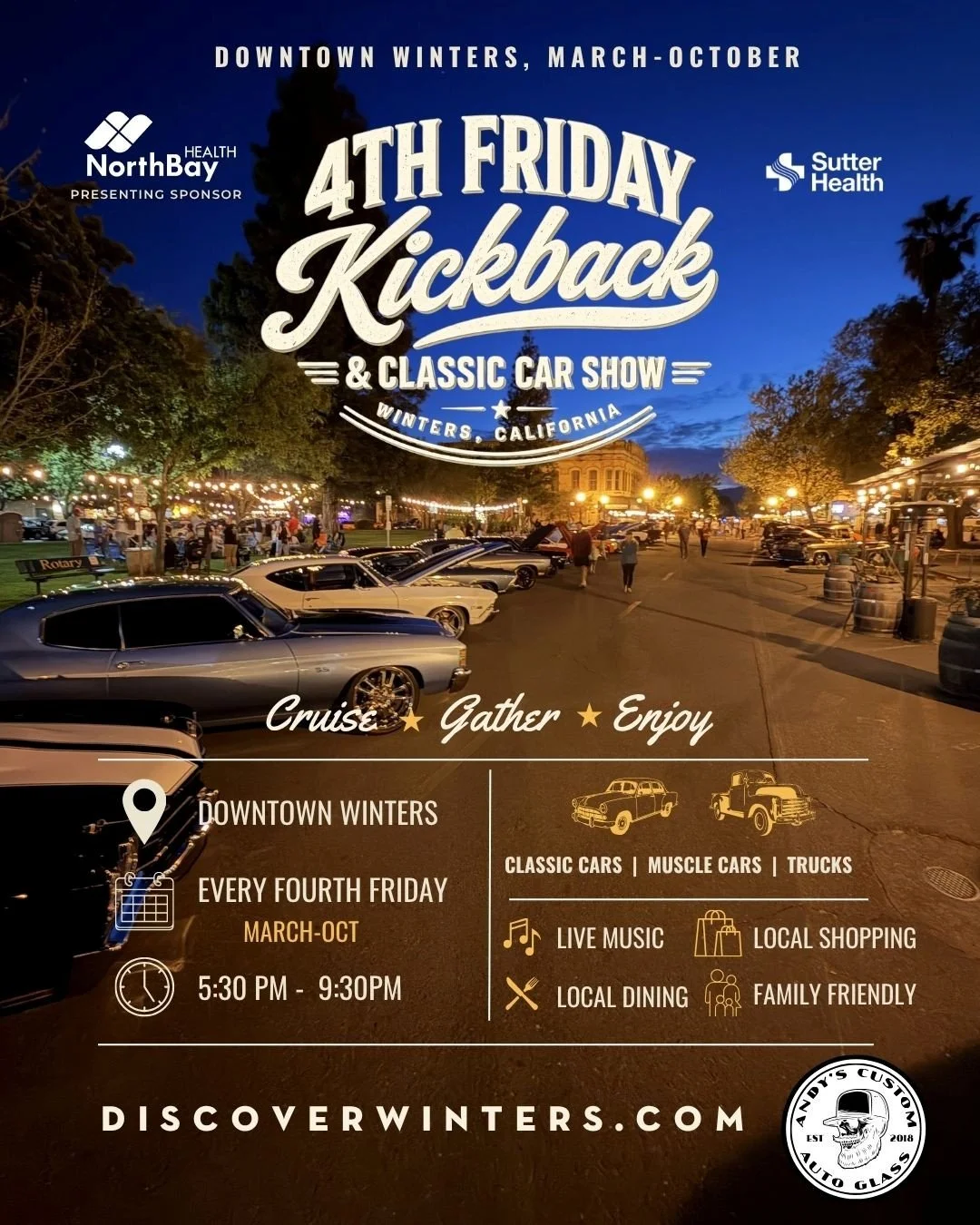 4th Friday Kickback &amp; Classic Car Show