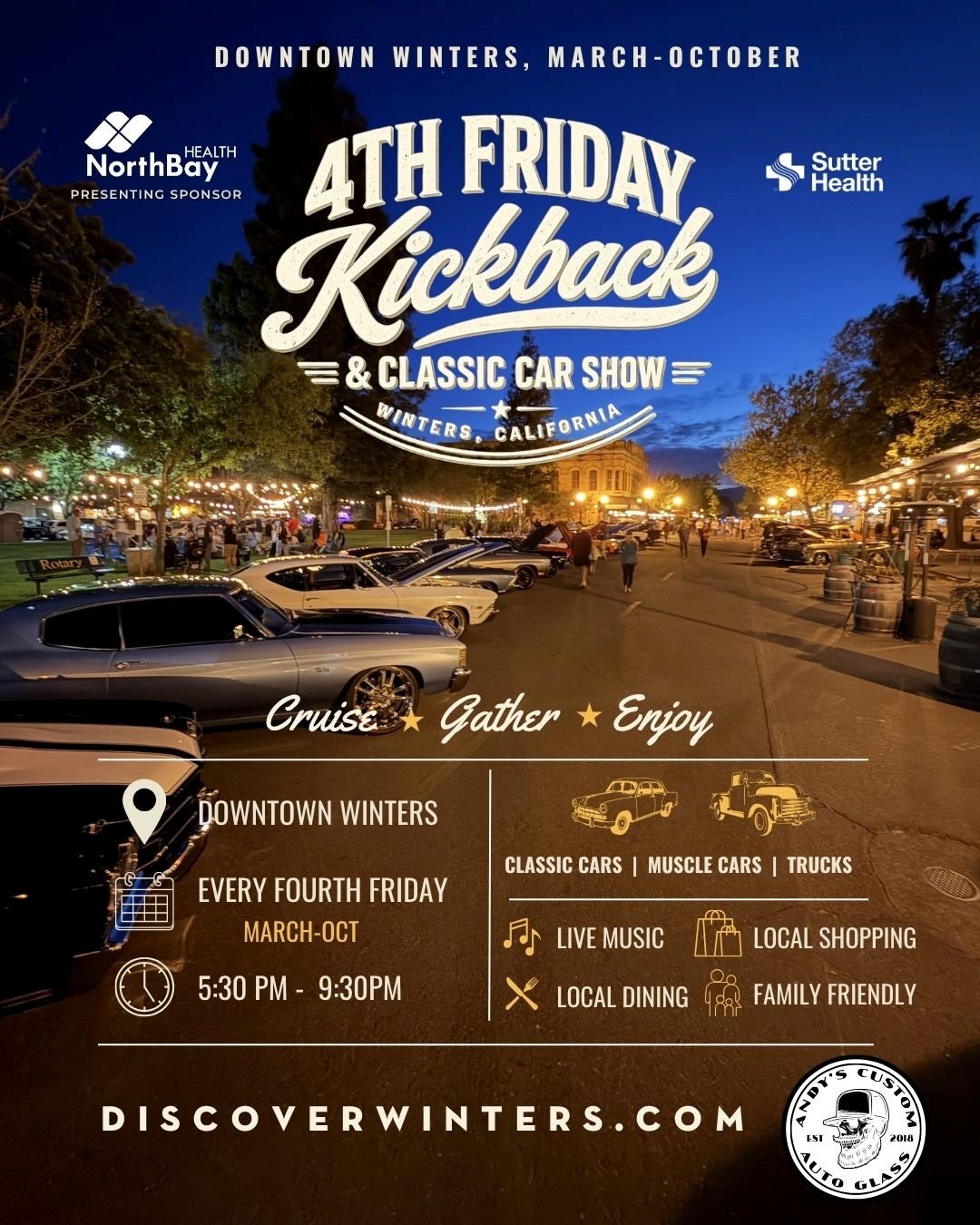 4th Friday Kickback &amp; Classic Car Show
