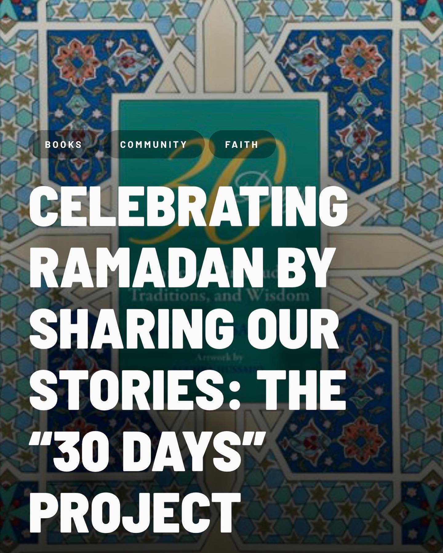 Thank you to @themuslimvibe for featuring my article about #storytelling in #Ramadan.

&quot;This Ramadan I&rsquo;ve been asking a diverse group of Muslims, from journalist @mehdirhasan to content creator @amenakhan to answer a personal question abou