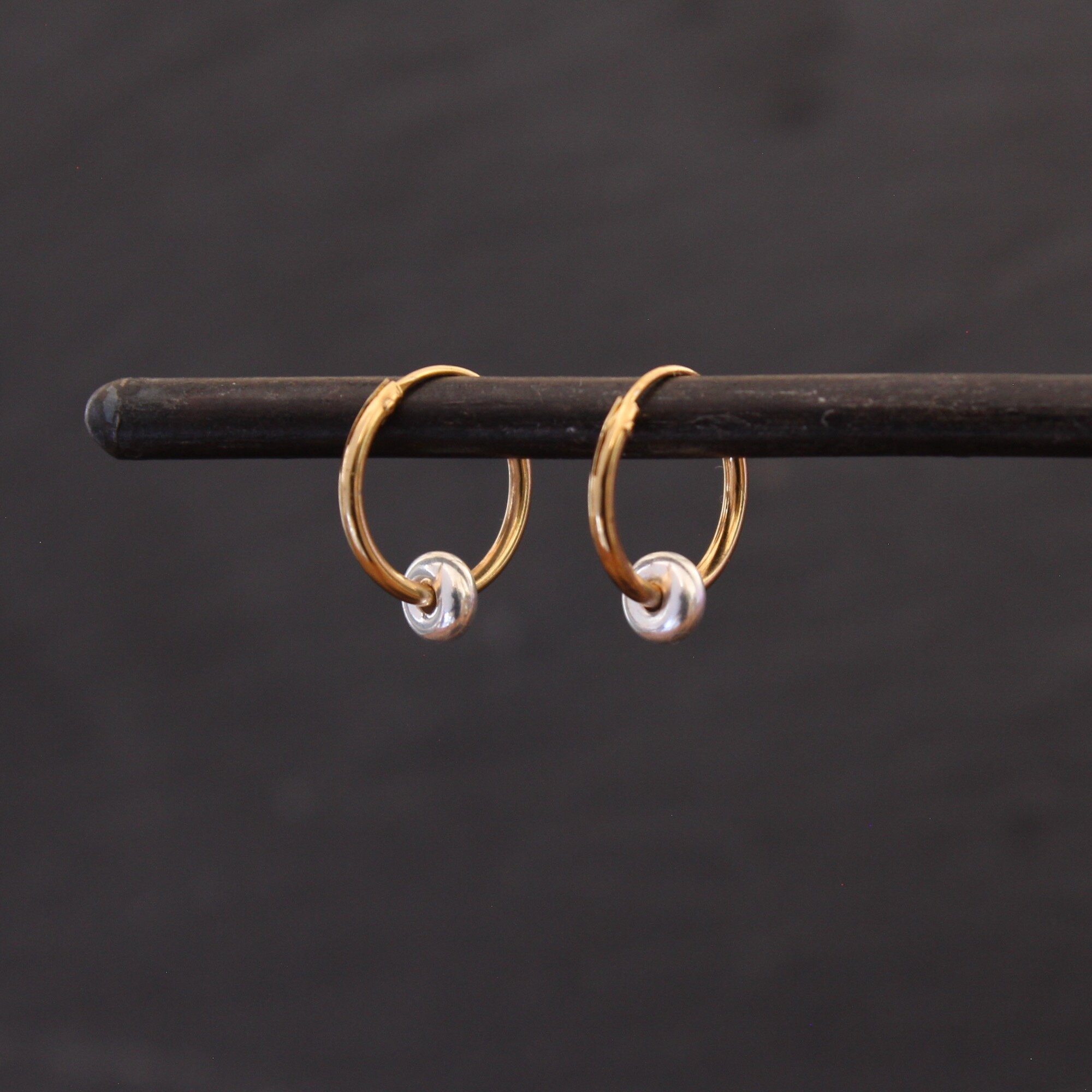 PL-20a_gold_and_silver_mixed_metals_two_tone_hoops_sleeper_earrings_minimal_minimalist_charm_hoop.jpeg