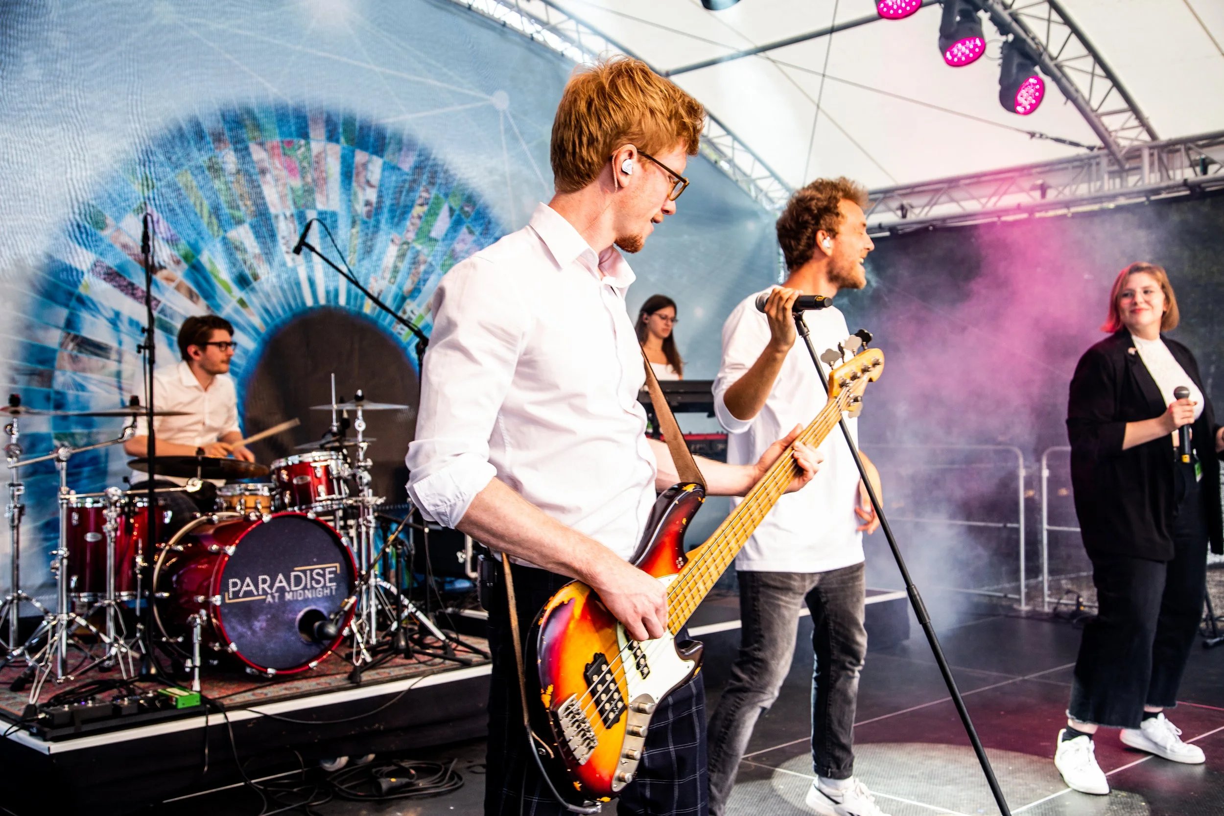 Paradise At Midnight Liveband @ Forschungszentrum Jülich, Tag der Neugier 2022, Partyband Open Air