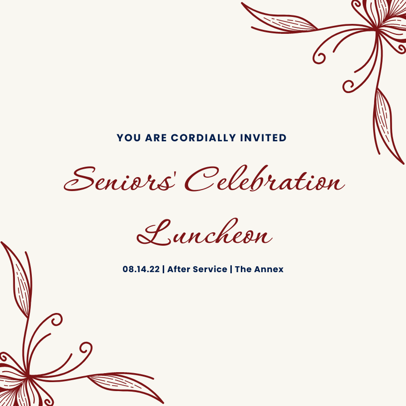 Senior's Luncheon