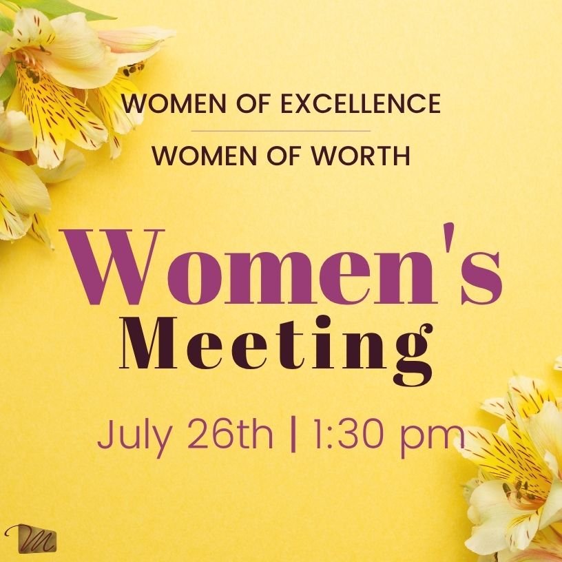 Women's Meeting — July 2025