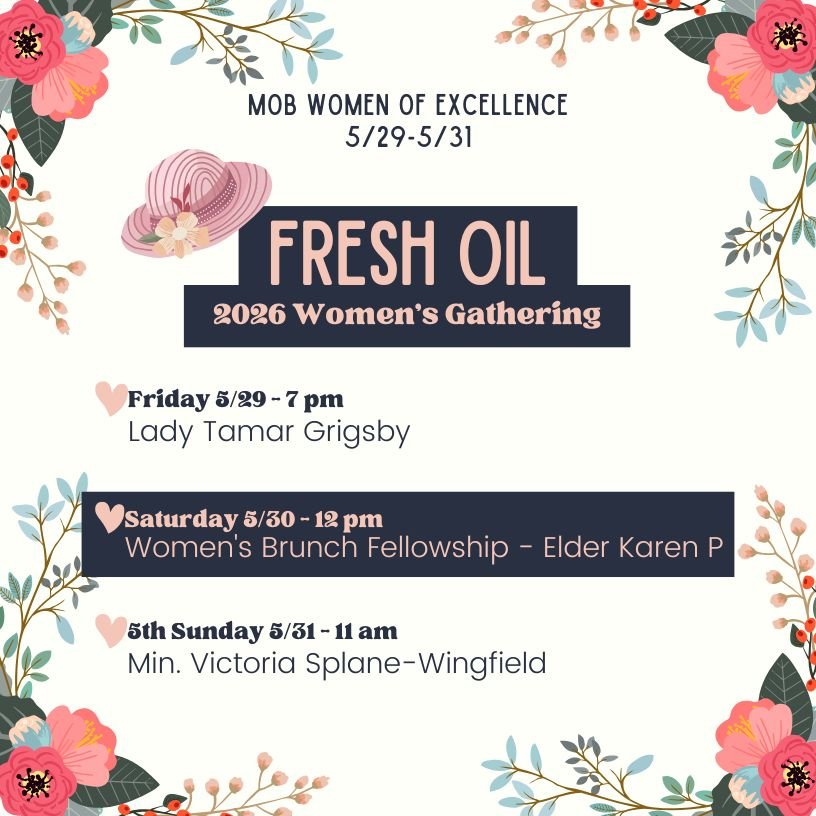 2026 Women's Gathering — Fresh Oil