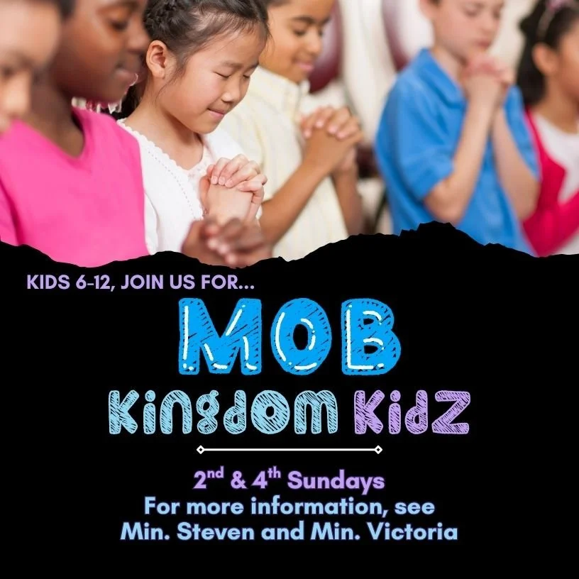 See Min Steven & Min Victoria to register your child for Children's Church!