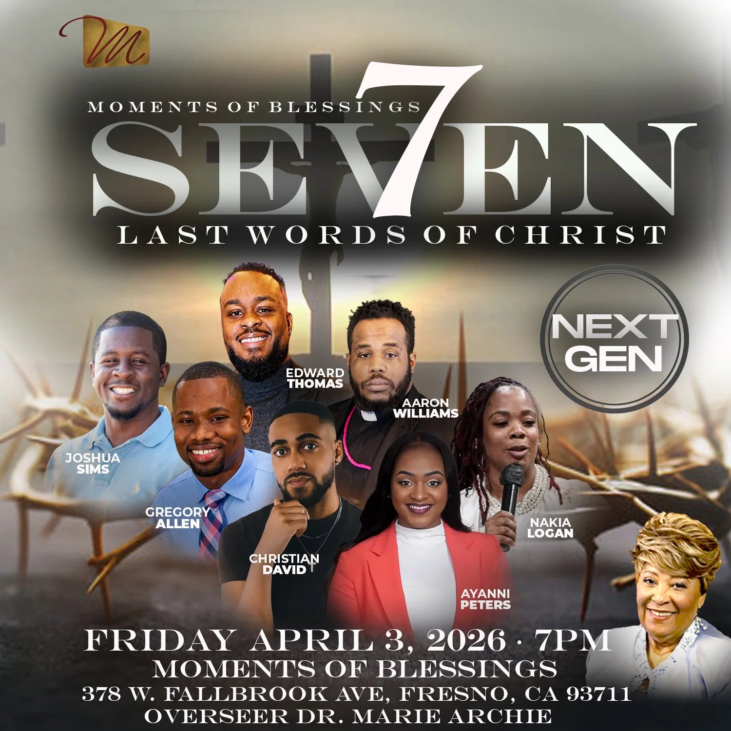 Join us this Friday night at 7:00pm!