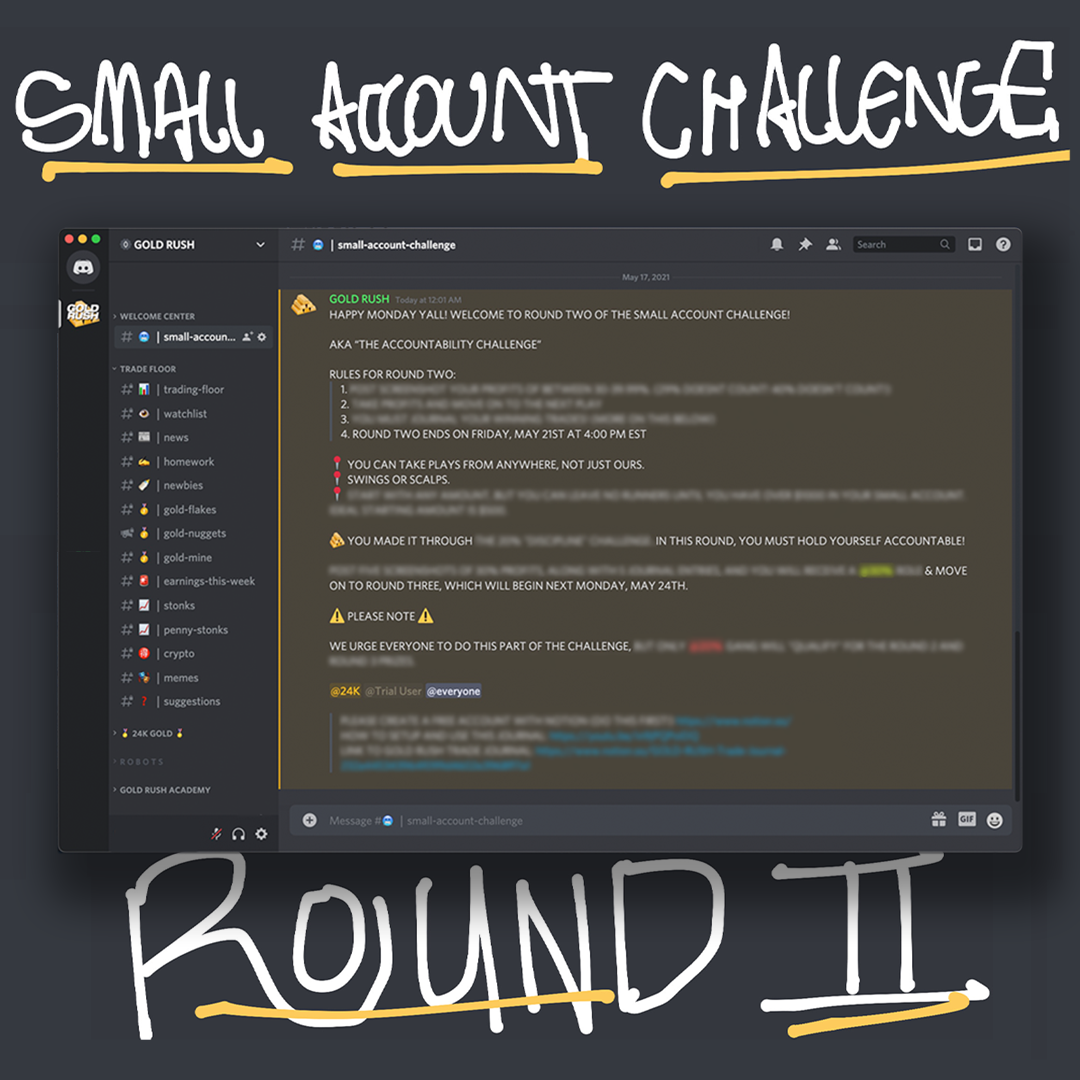 Small Account Challenge: Round Two