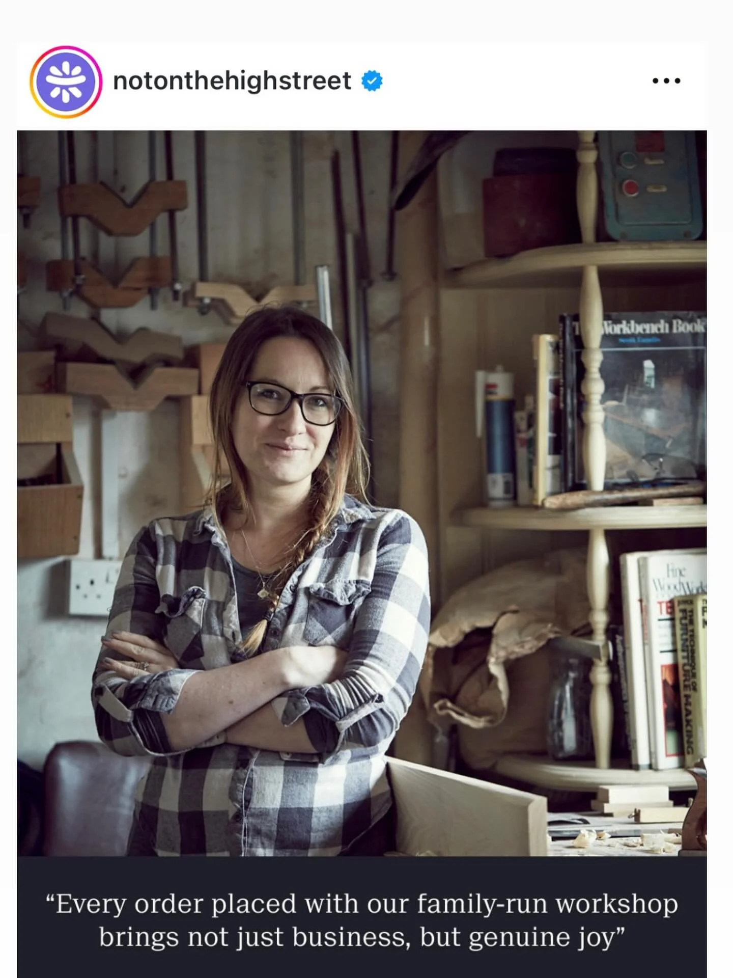 It was lovely to be featured on the @notonthehighstreet Christmas campaign. We have had a truly magical festive season with so many orders and oodles of happy customers!!! 

#nothspartner #christmas #smallbusiness #furnituremaking