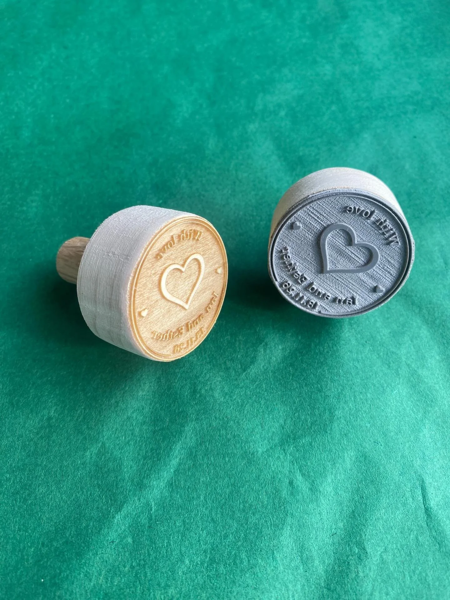 Custom touch, made personal 

We had so much fun laser engraving this sweet little stamp for a maker to leave their mark on every piece of handmade pottery. From design to finished stamp, it&rsquo;s all about adding that unique signature touch. 

Eve