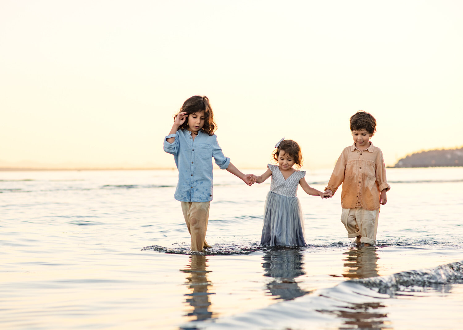 Outdoor Beach Sibling Photos