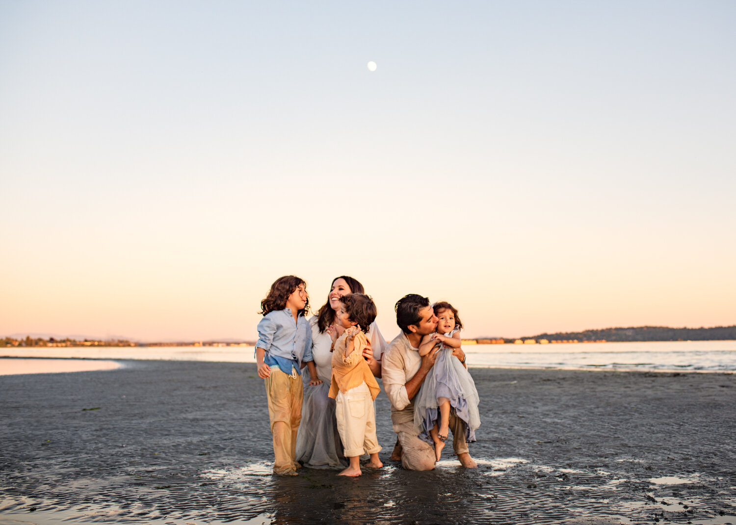 Outdoor Beach Family Session Vancouver