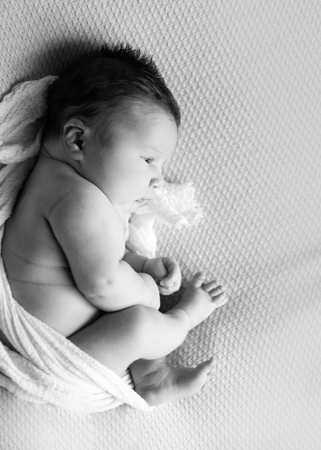 Black and White Newborn Photography Vancouver