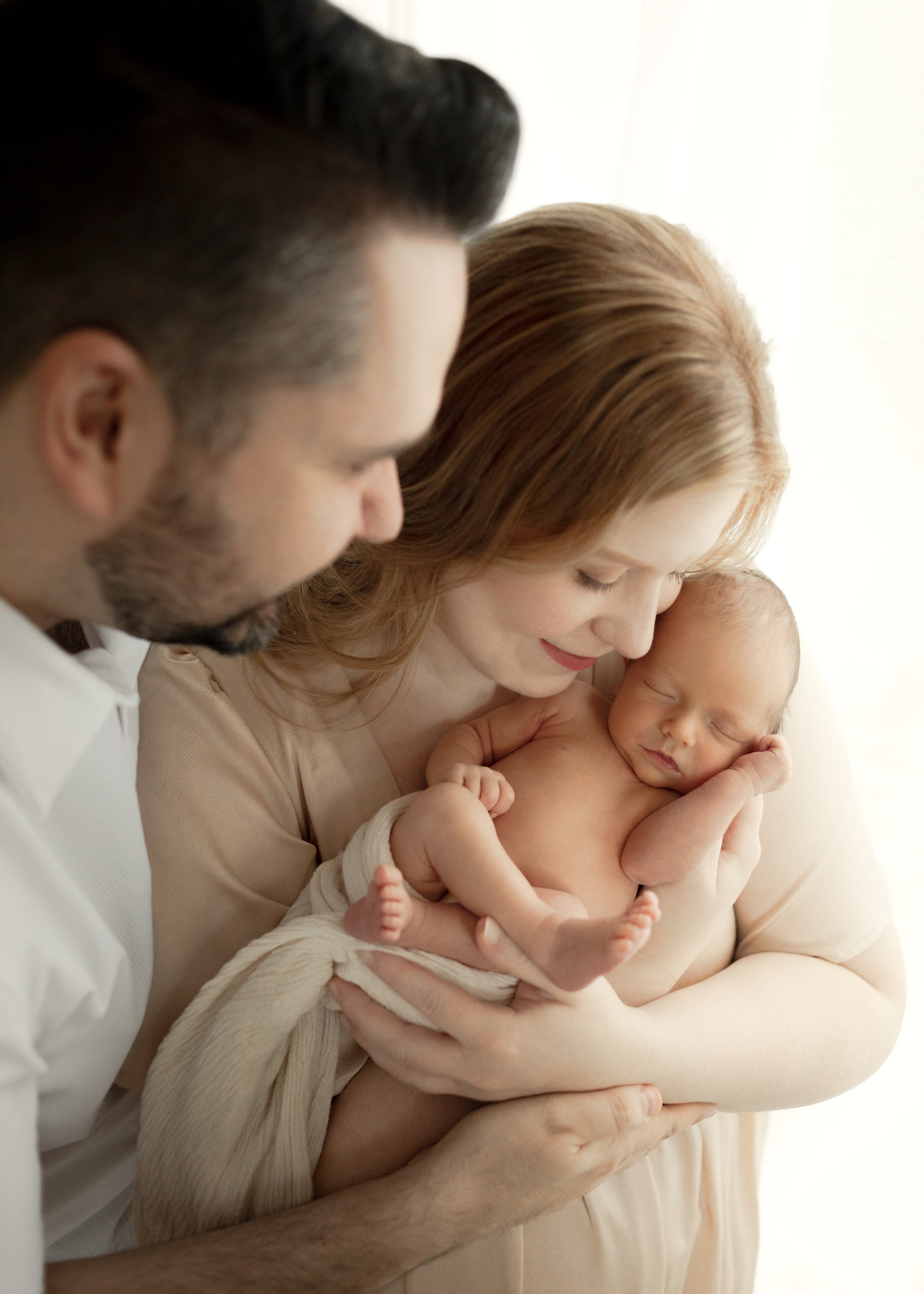 Newborn Baby and Parents