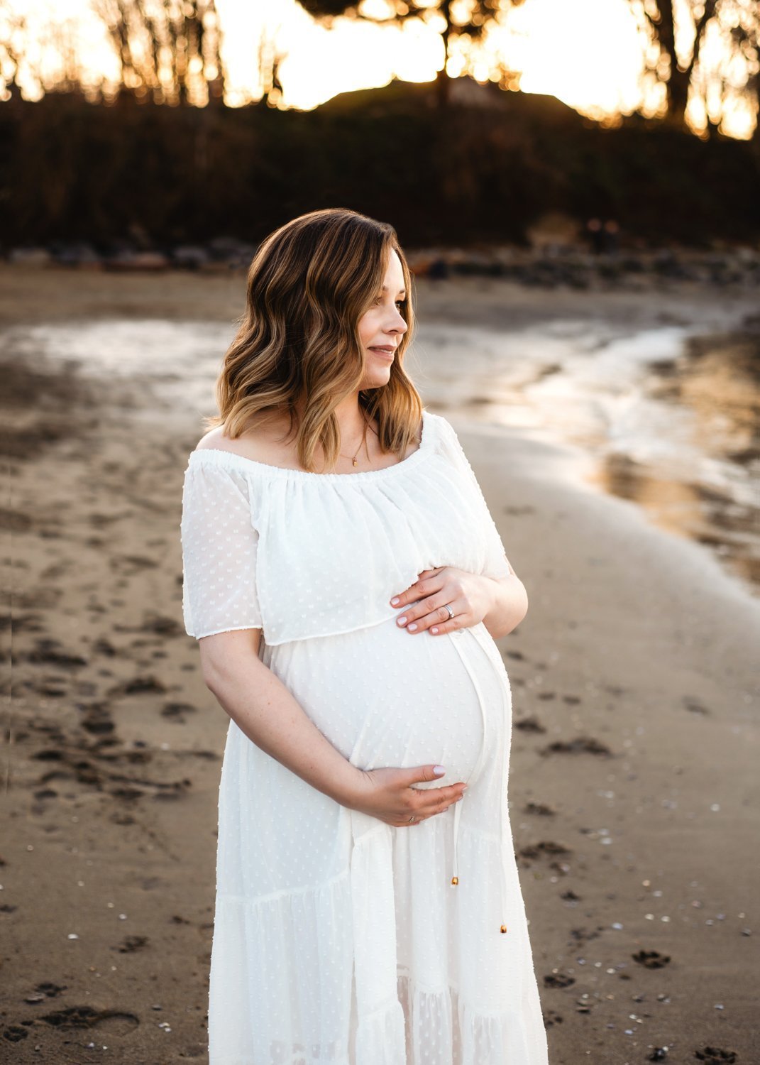 Outdoor Maternity Session Dress