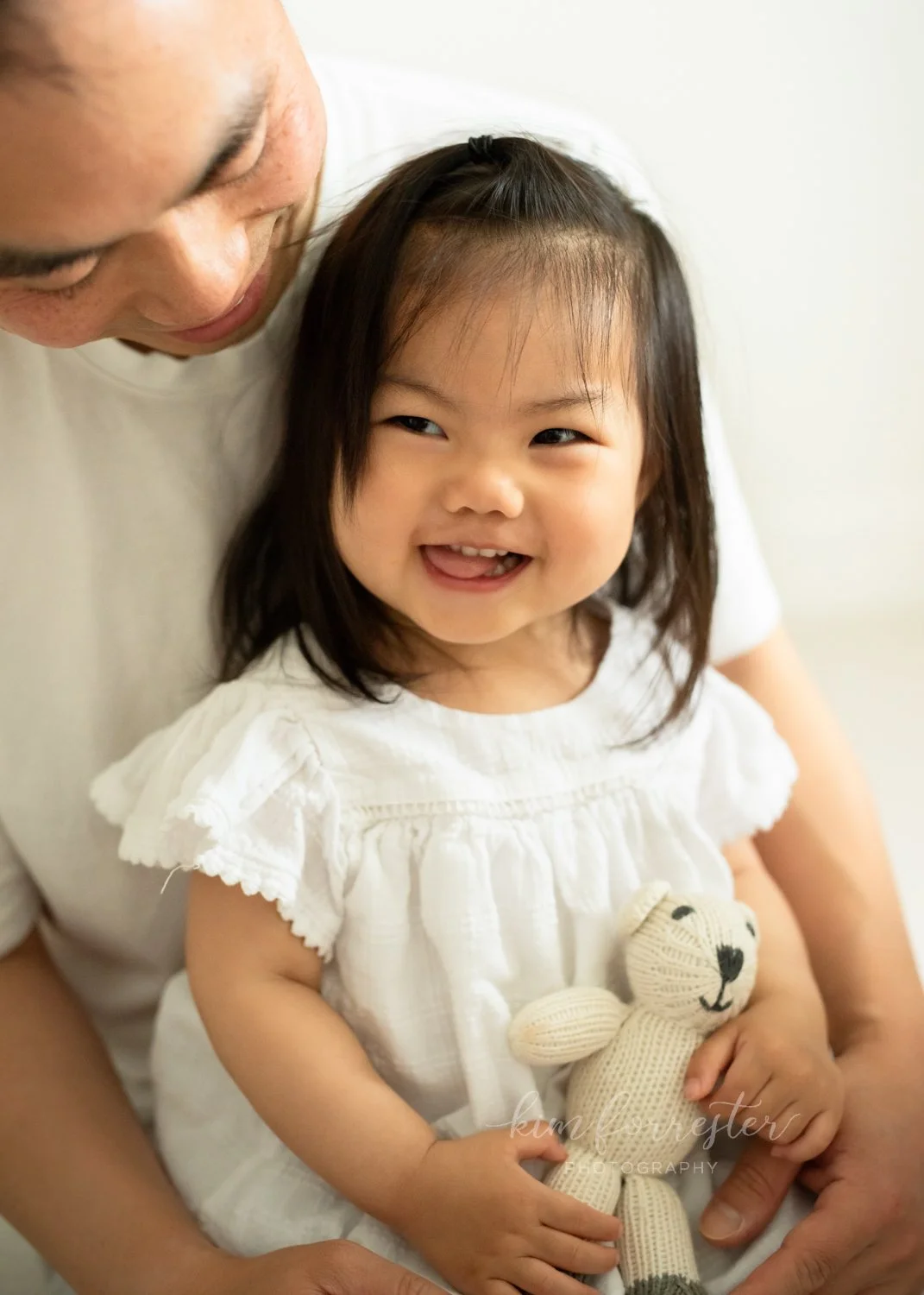 Dad and Toddler Photography Natural