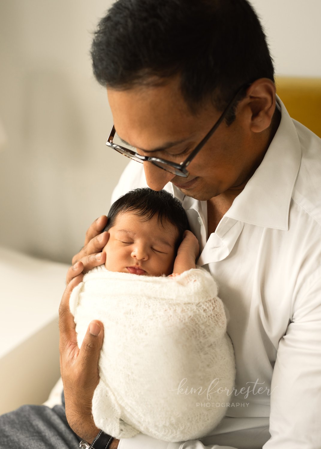 Newborn and Dad Natural