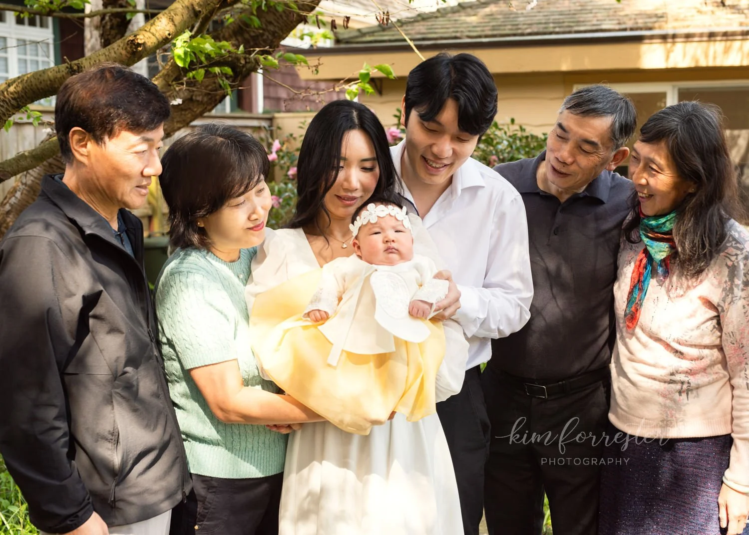 Outdoor Newborn and Family Photo