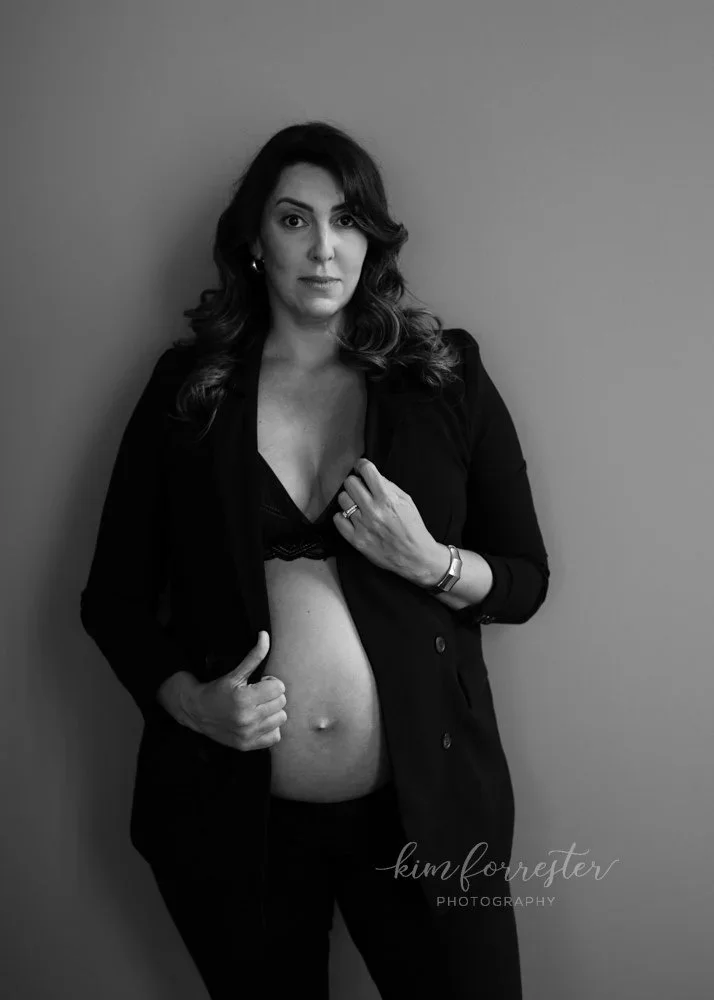 Editorial Style Maternity Portraits Okanagan