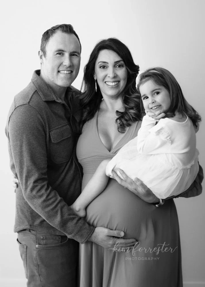 In-Home Maternity Session with Family