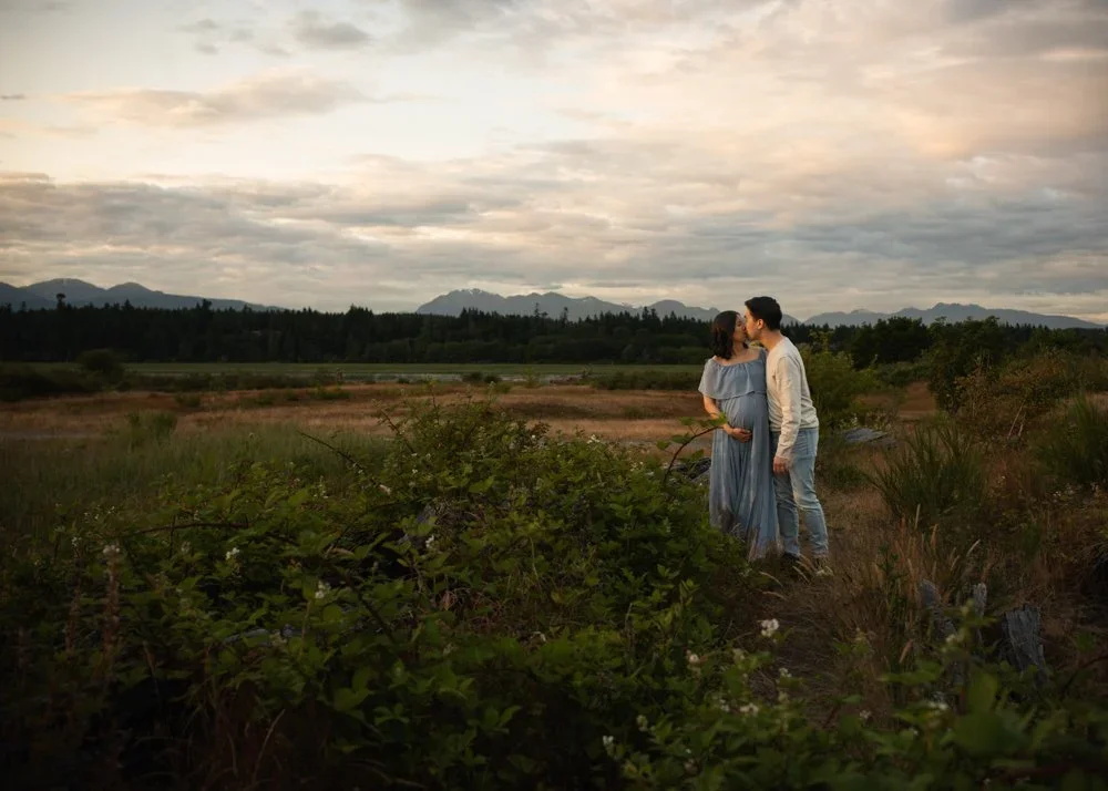 Vernon Maternity Session Cloudy Sky