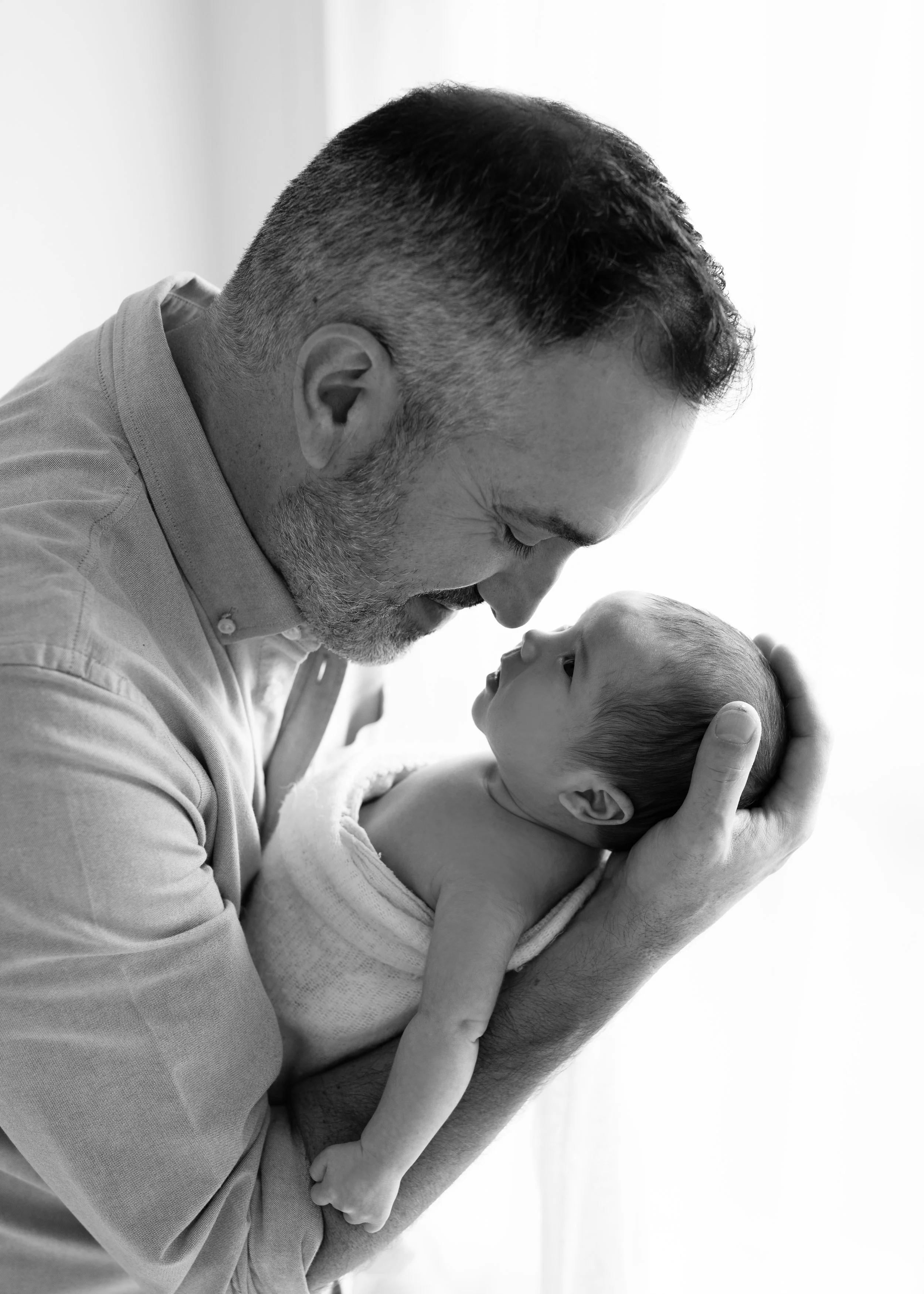 Newborn and Dad 