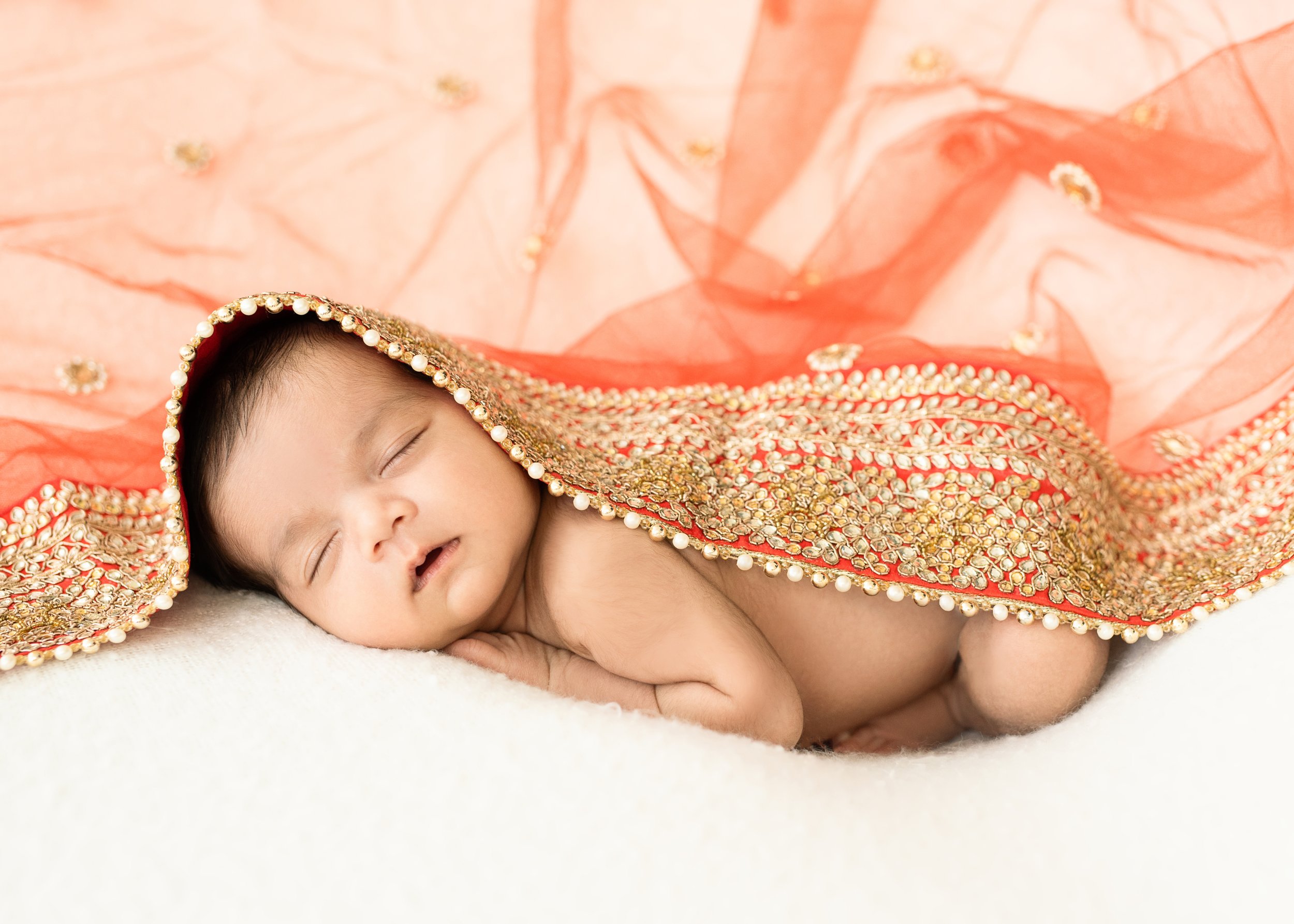 Newborn with Cultural wrap