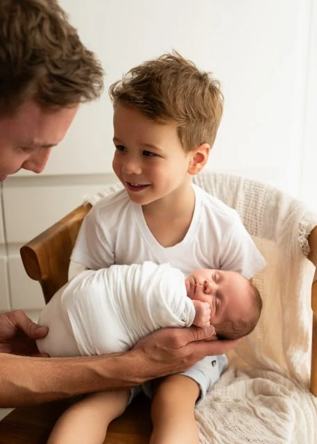 Candid Newborn and Family Moments