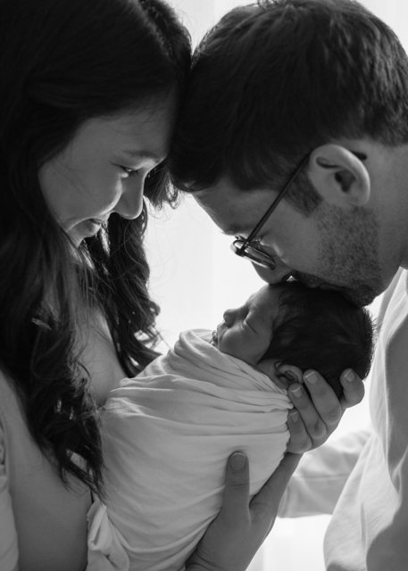 Newborn Session At Home Vancouver