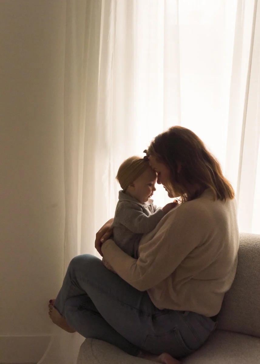 Silhouette Mommy and Me Photo