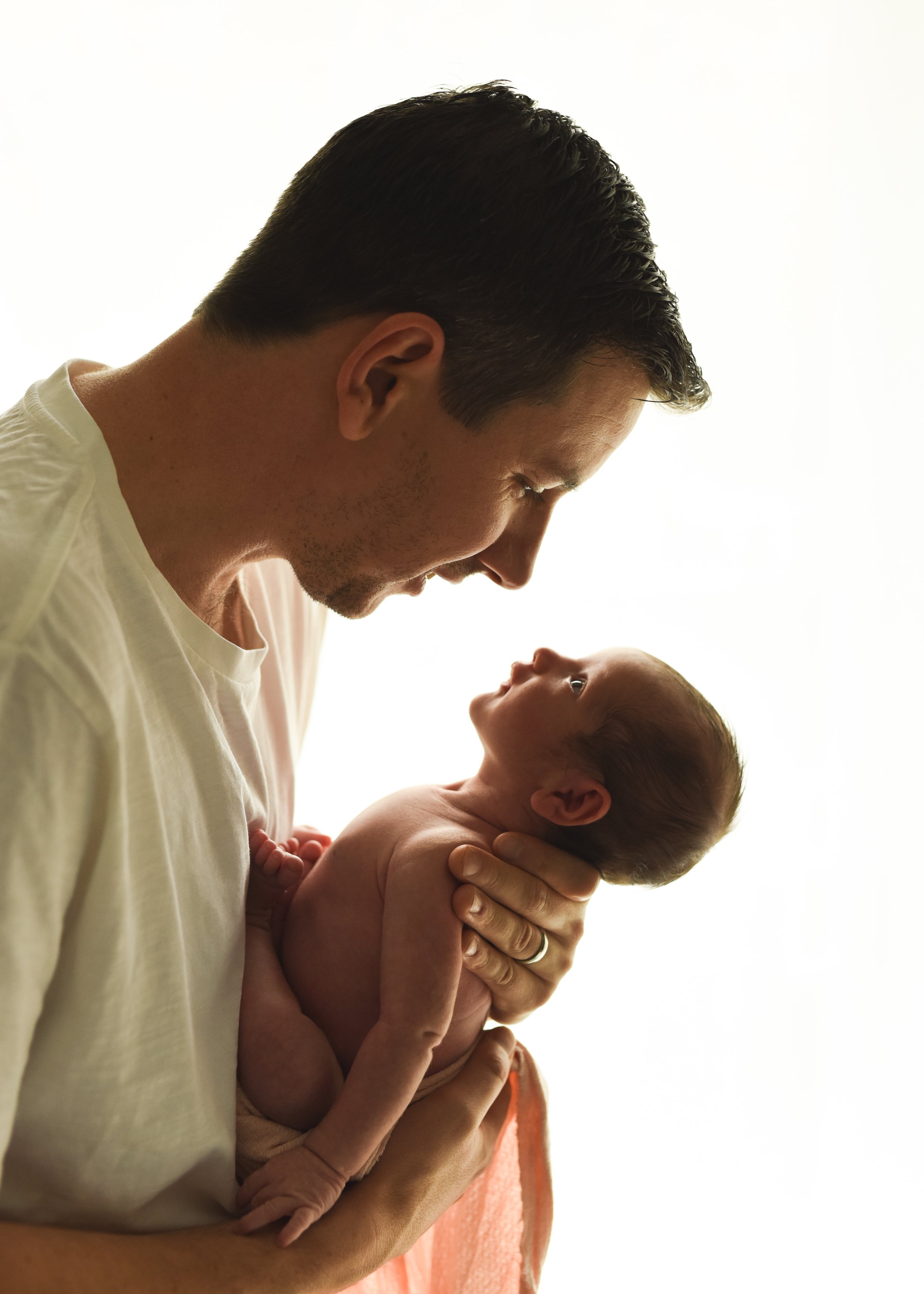Newborn and Dad Portrait