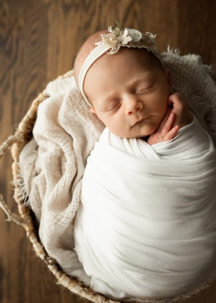 Gently Posed Newborn Photography Kelowna