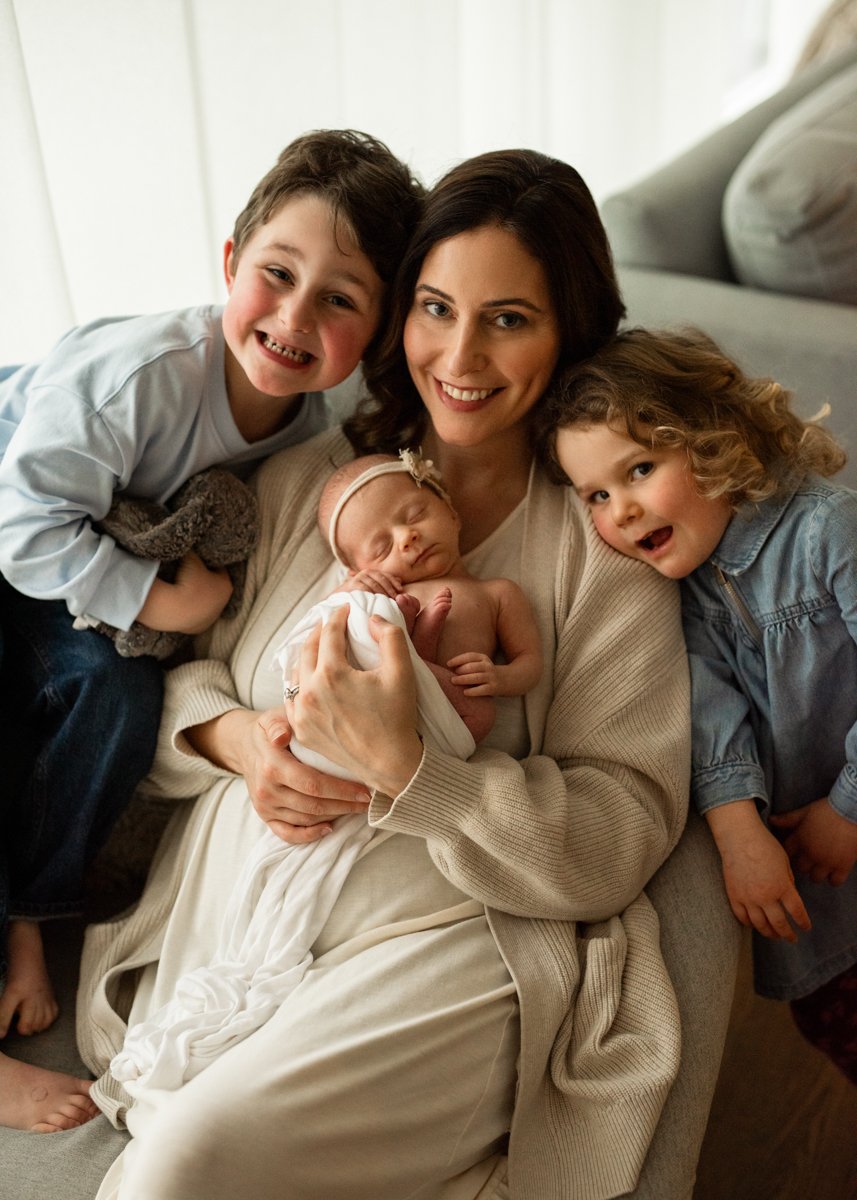 In-Home Family Session Kelowna