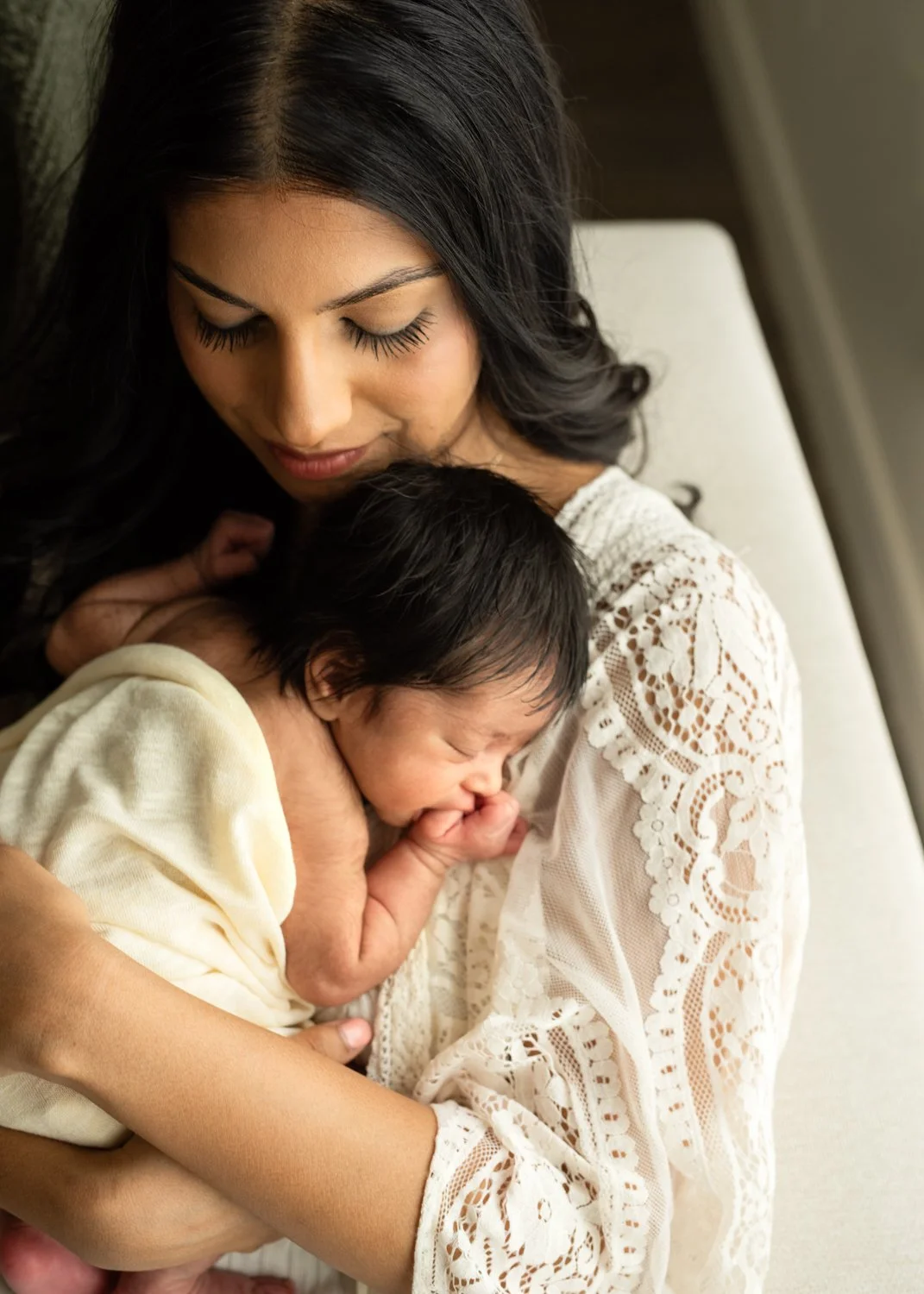 Newborn and Mom Portrait