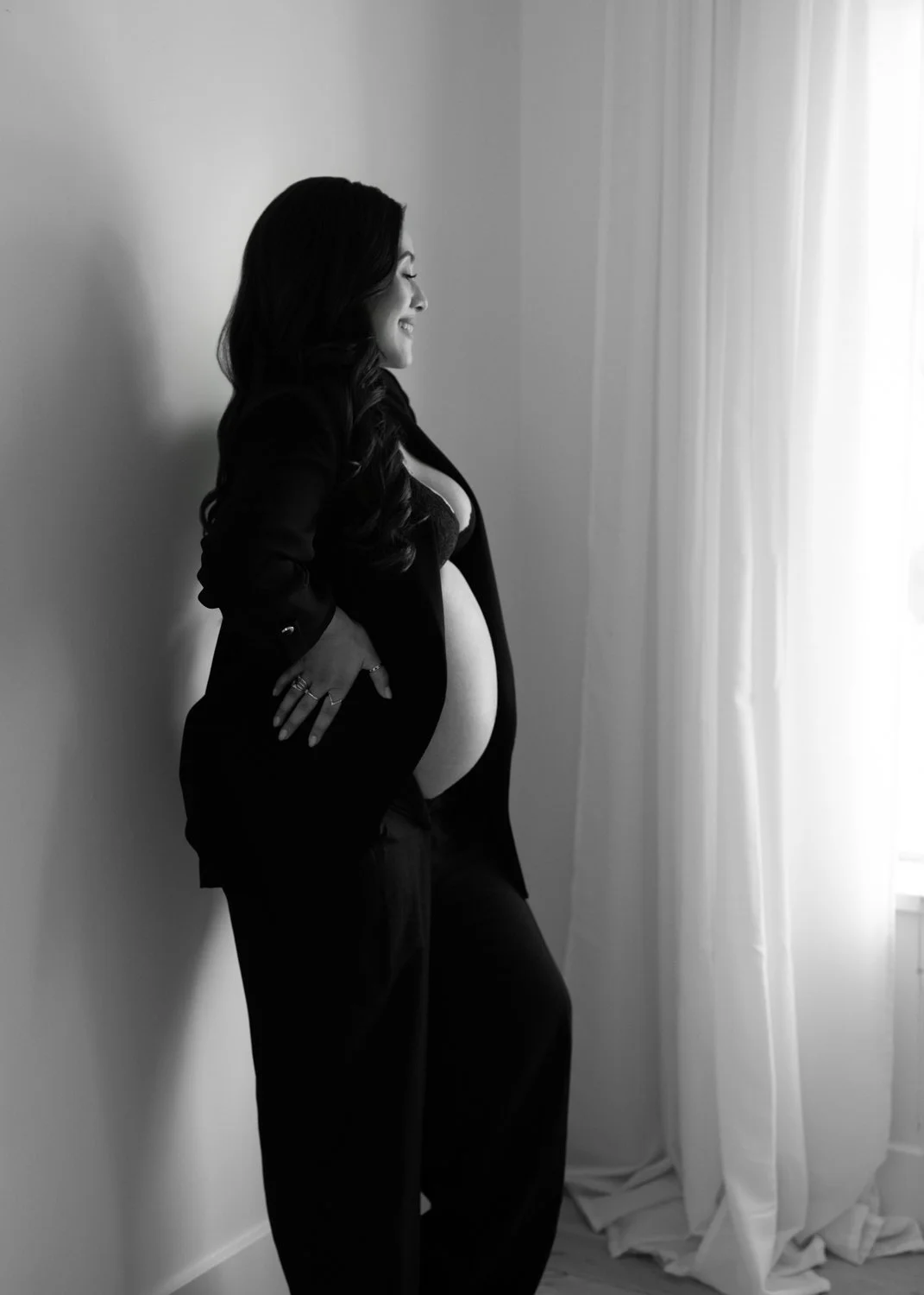 Silhouette Maternity Photography