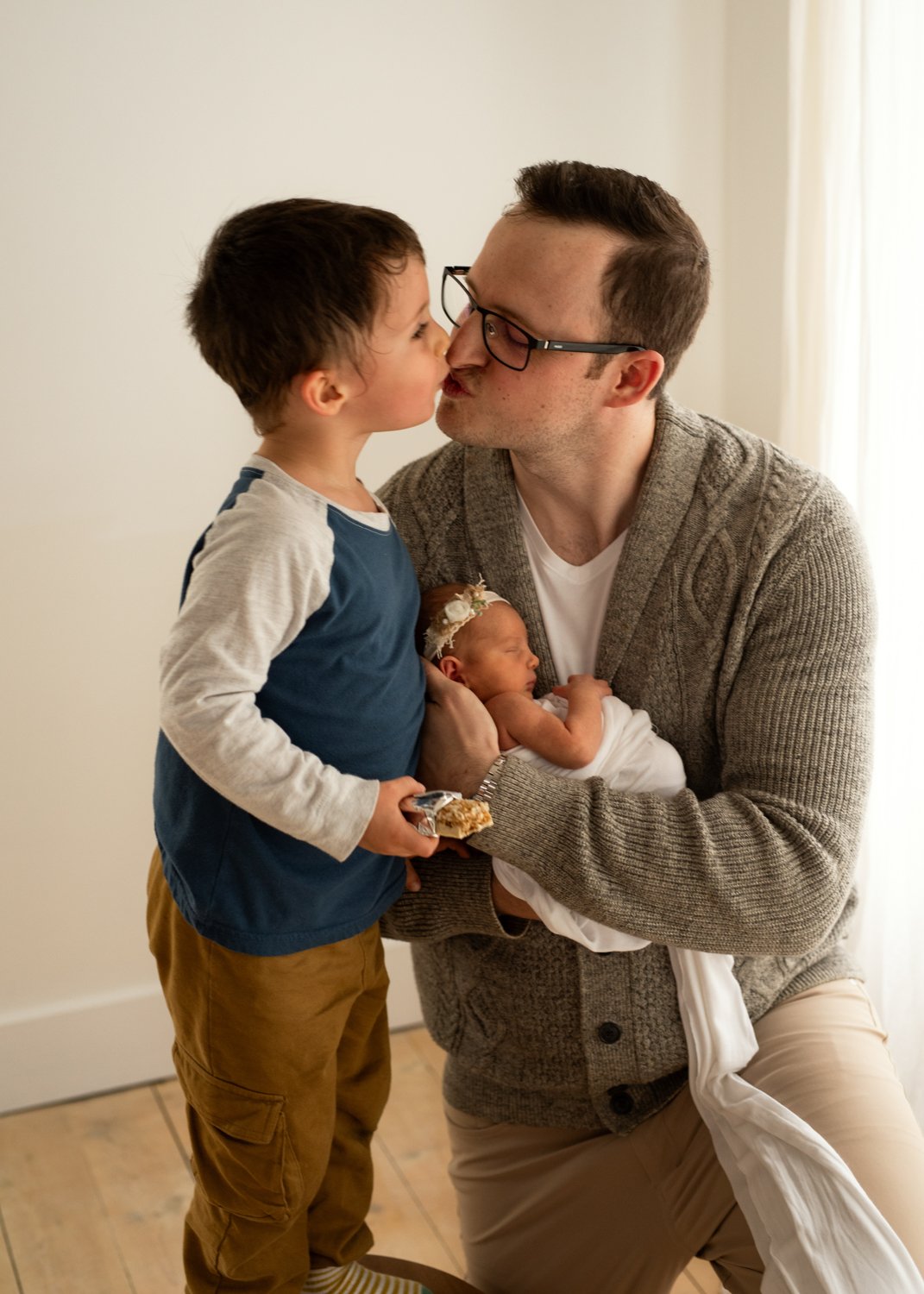 Newborn and Sibling Session